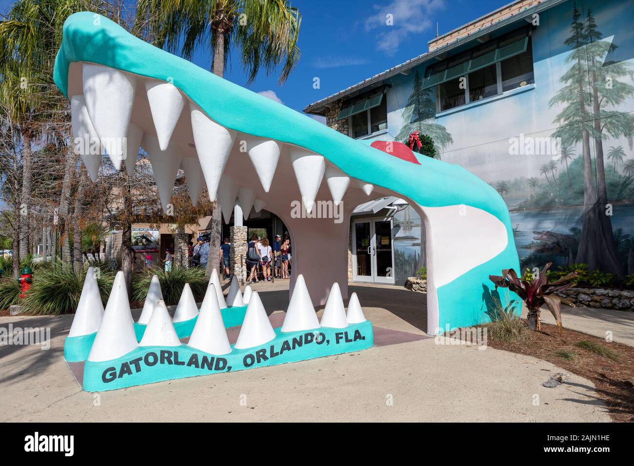 Gatorland, Orlando, Florida Foto Stock