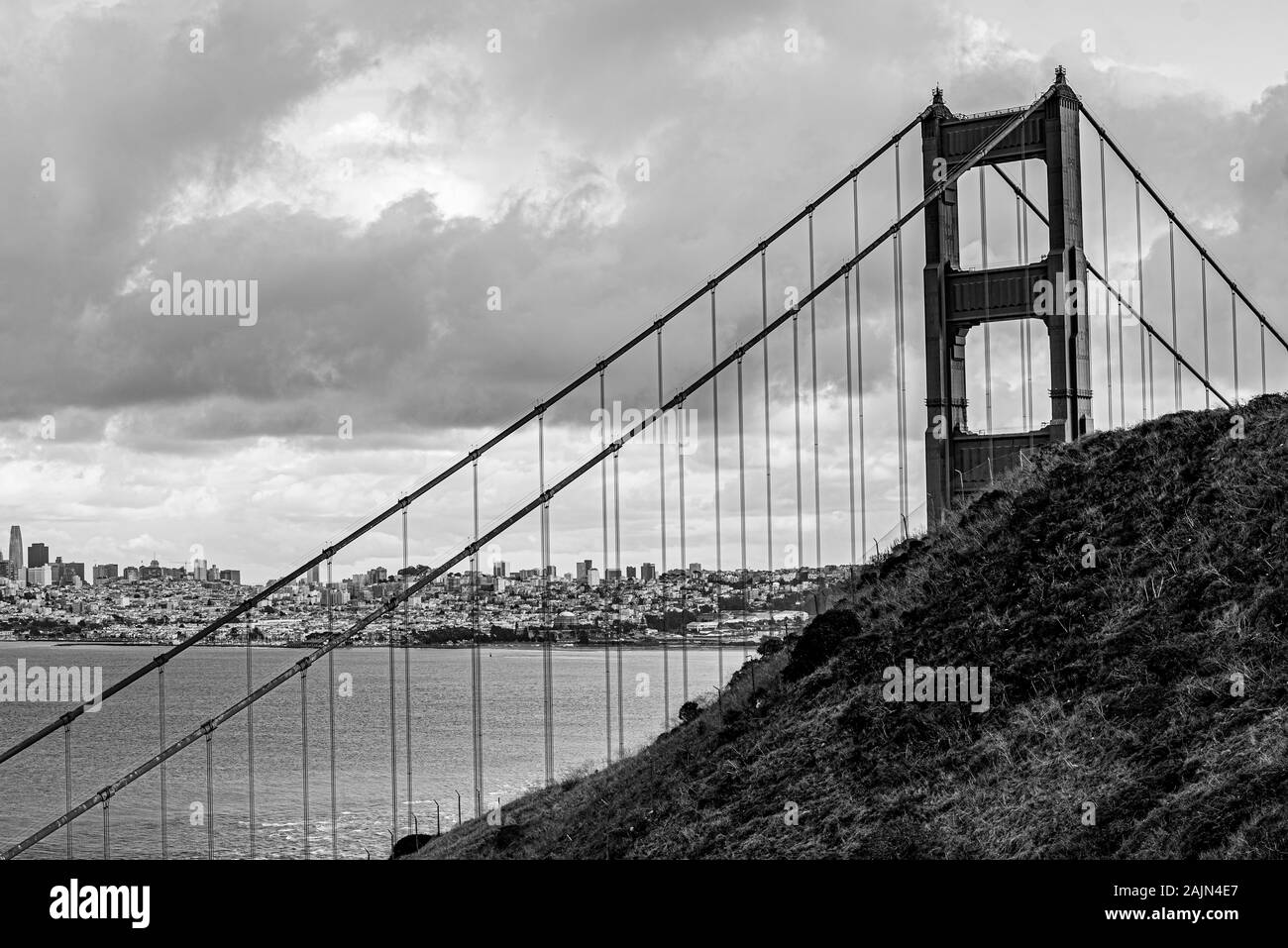 Golden Gate Bridge di San Francisco CA USA Foto Stock