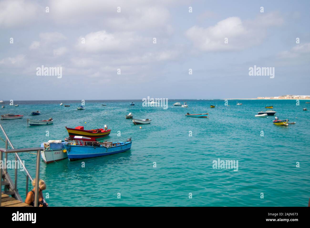 República de Cabo Verde, Capo Verde Isola Foto Stock