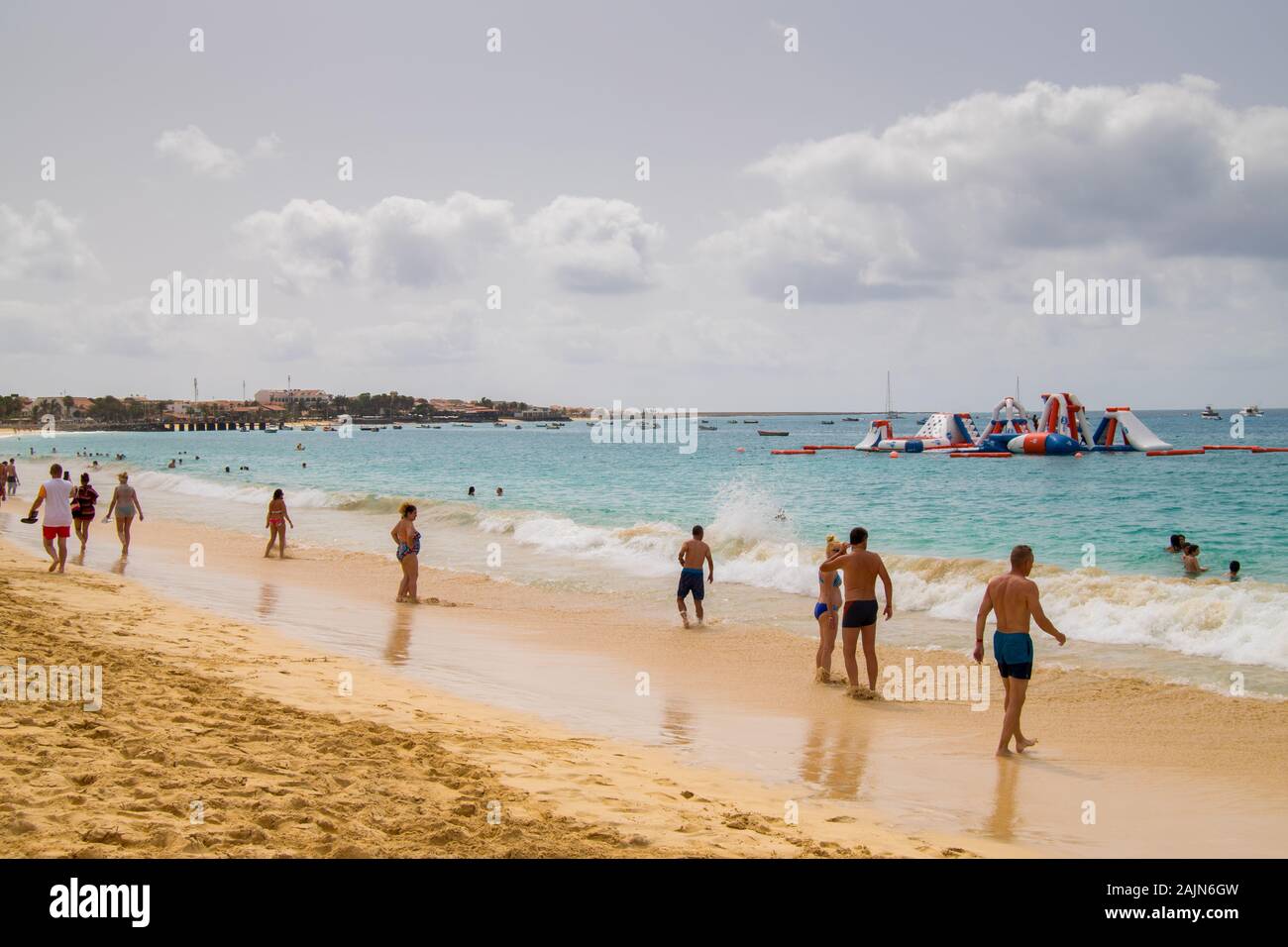 República de Cabo Verde, Capo Verde Isola Foto Stock