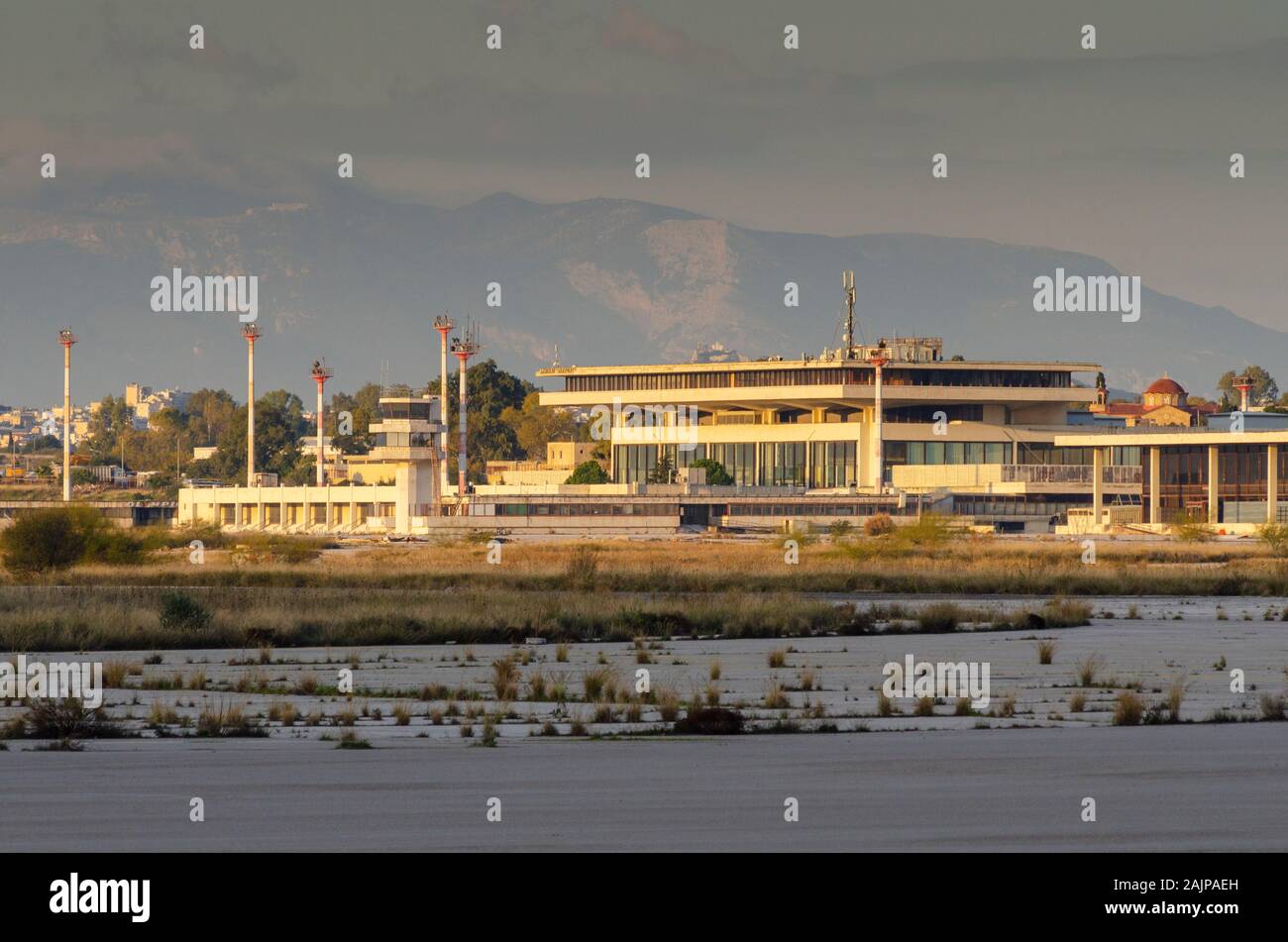 Il Vecchio Aeroporto Internazionale Hellinikon Di Atene Grecia Foto Stock