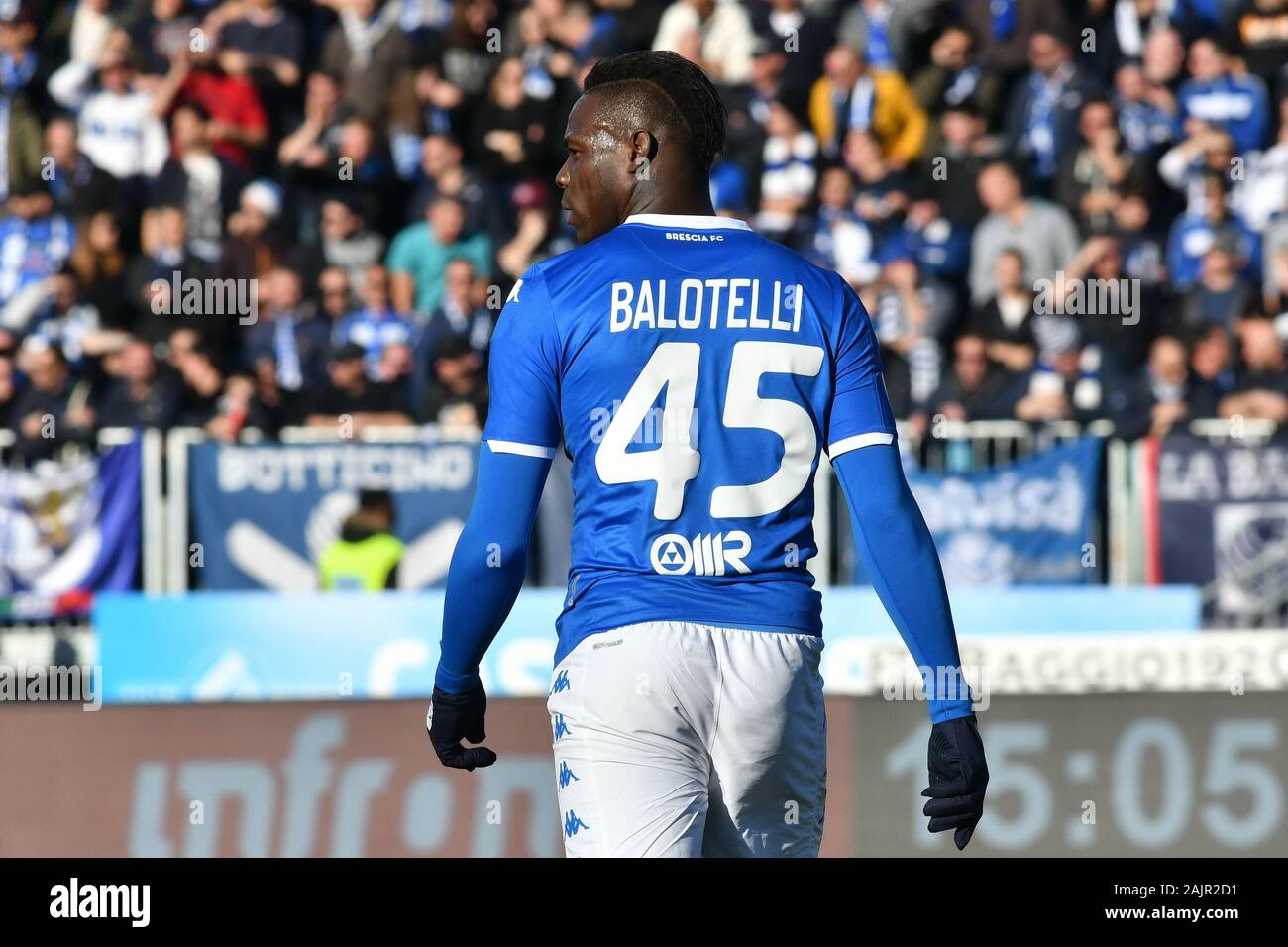 Brescia, Italia. 05 Jan 2020. balotelli brescia durante Brescia vs Lazio, italiano di calcio di Serie A del campionato Gli uomini a Brescia, Italia, 05 gennaio 2020 Credit: Indipendente Agenzia fotografica/Alamy Live News Foto Stock