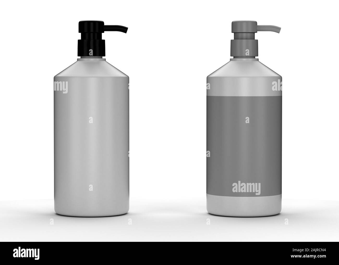 Grigia vuota (pacchetto isolato con percorso di clipping) Foto Stock