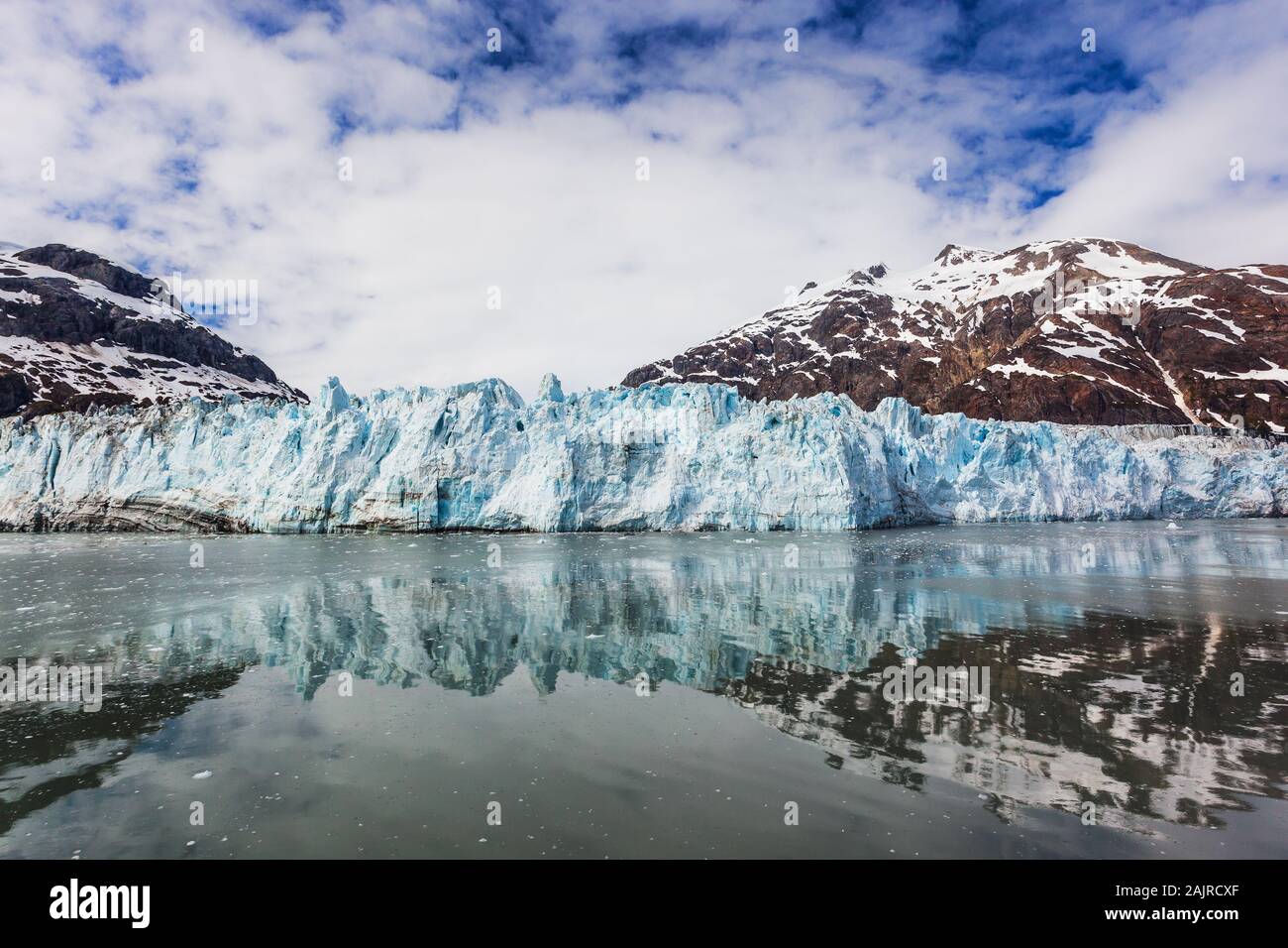 L'Alaska. Margerie ghiacciaio nel Parco Nazionale di Glacier Bay. Foto Stock
