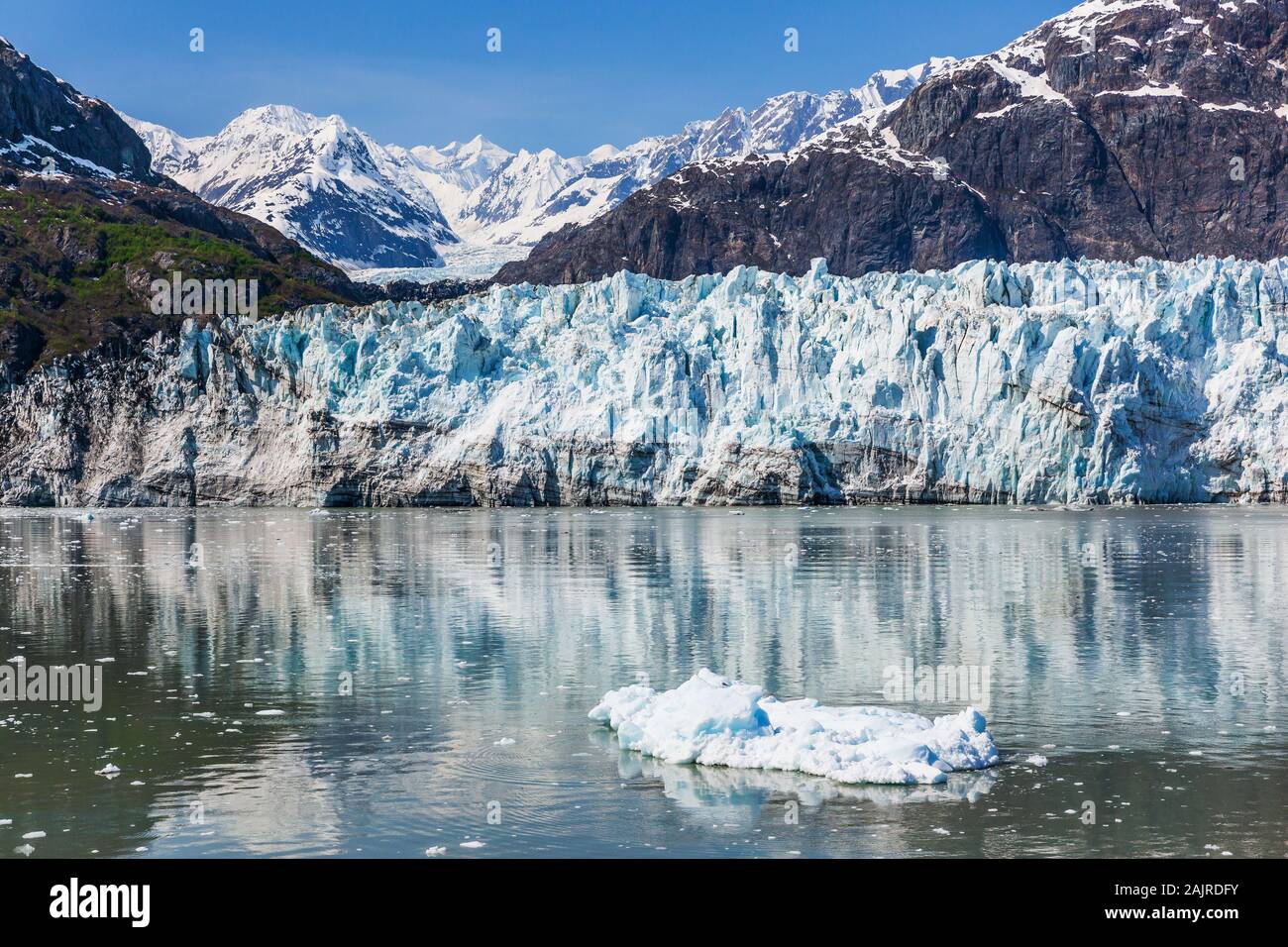 L'Alaska. Margerie ghiacciaio nel Parco Nazionale di Glacier Bay. Foto Stock