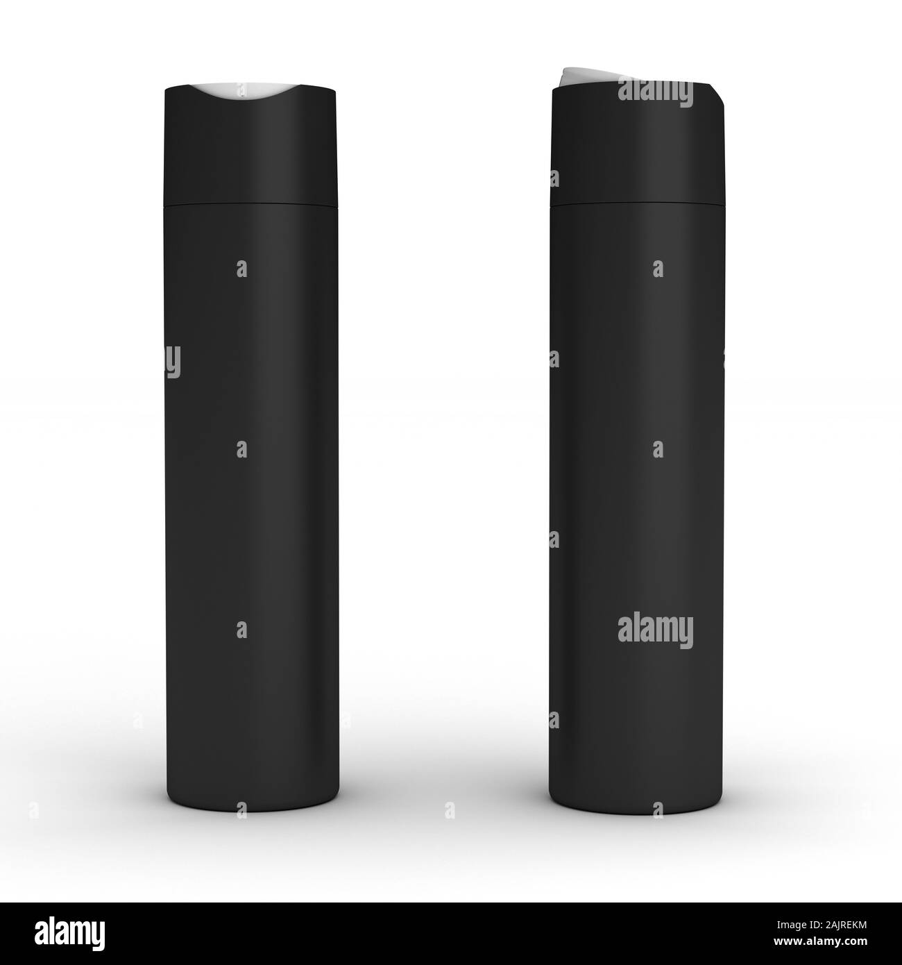 Vuoto pacchetto Shampoo (isolato con percorso di clipping) Foto Stock