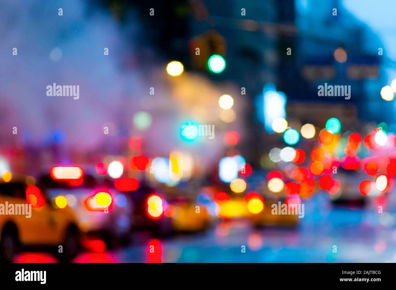 Abstract scena della città di New York Foto Stock