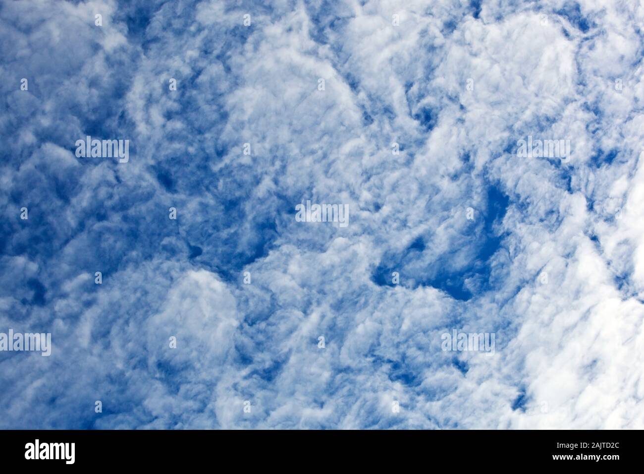 Feroce nuvole indicano una tempesta Foto Stock