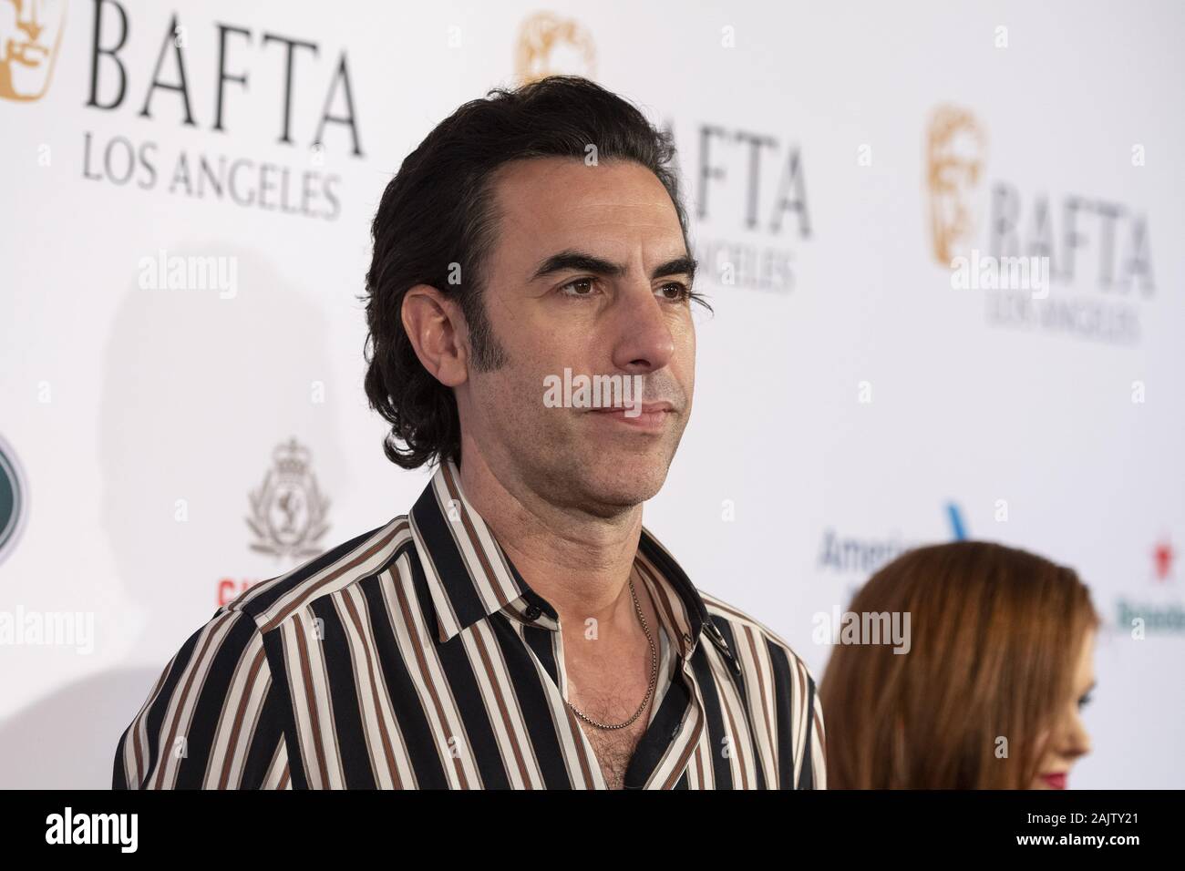 Il 4 gennaio 2020, Los Angeles, California, Stati Uniti d'America: sacha baron cohen assiste il 2020 BAFTA Tea Party al Four Seasons Hotel di Los Angeles, California (credito Immagine: © Charlie Steffens/ZUMA filo) Foto Stock