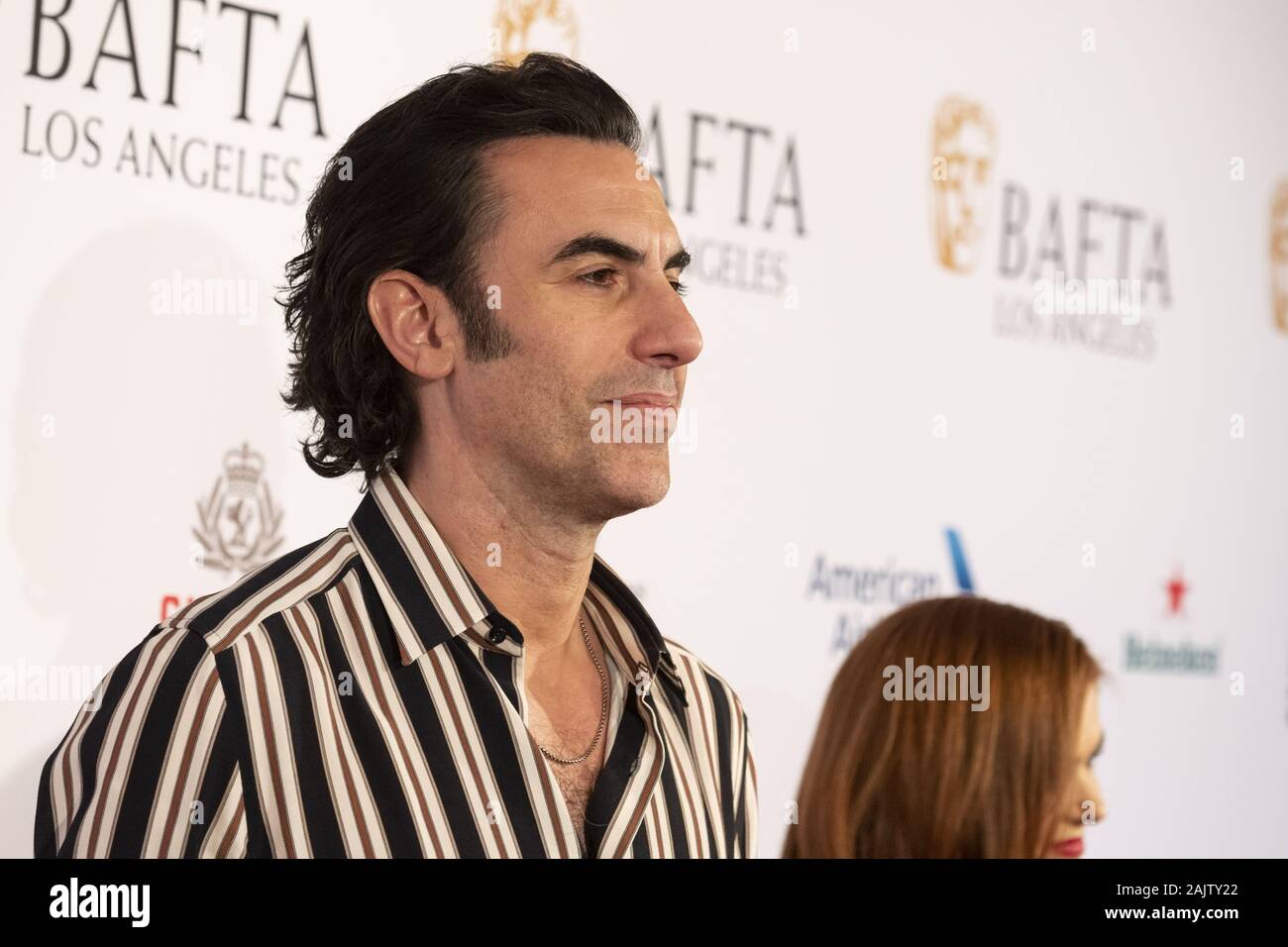 Il 4 gennaio 2020, Los Angeles, California, Stati Uniti d'America: sacha baron cohen assiste il 2020 BAFTA Tea Party al Four Seasons Hotel di Los Angeles, California (credito Immagine: © Charlie Steffens/ZUMA filo) Foto Stock