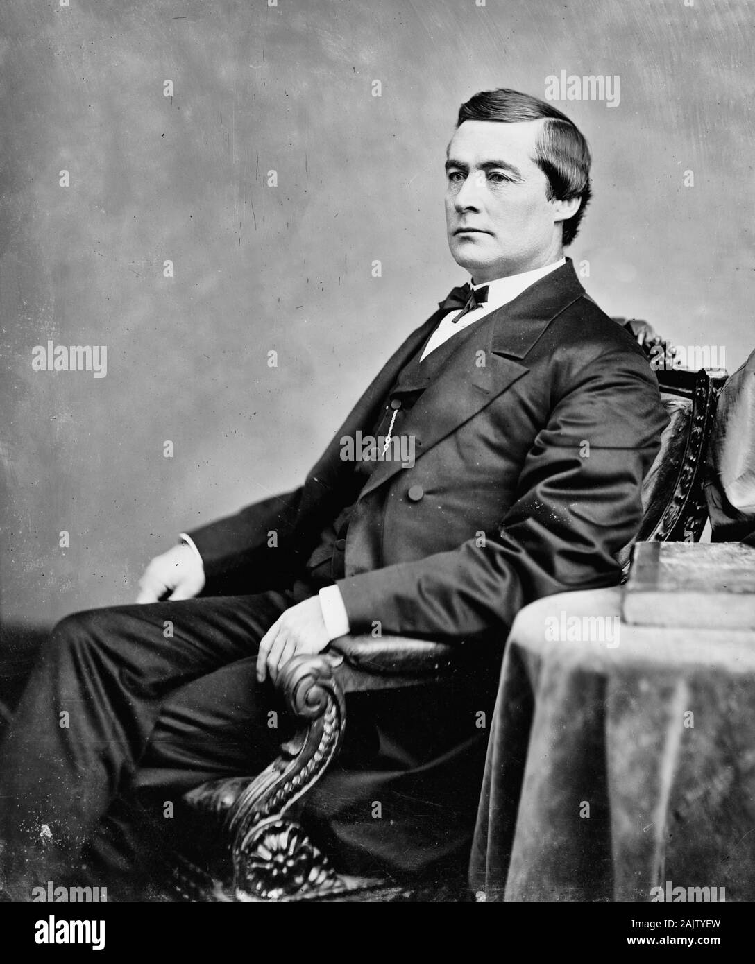 Onorevole Edmund G. Ross Ross del Kansas, circa 1868 Foto Stock