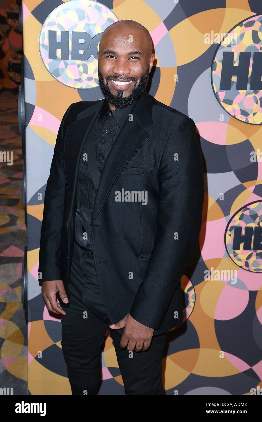 Los Angeles, California, USA. 05 gen, 2020. Desmond Simpson di HBO ufficiale di Golden Globe Awards After Party tenuto presso il Beverly Hilton Hotel on gennaio 05, 2020 in Beverly Hills, in California, negli Stati Uniti. (Foto di arte Garcia/Sipa USA) Credito: Sipa USA/Alamy Live News Foto Stock