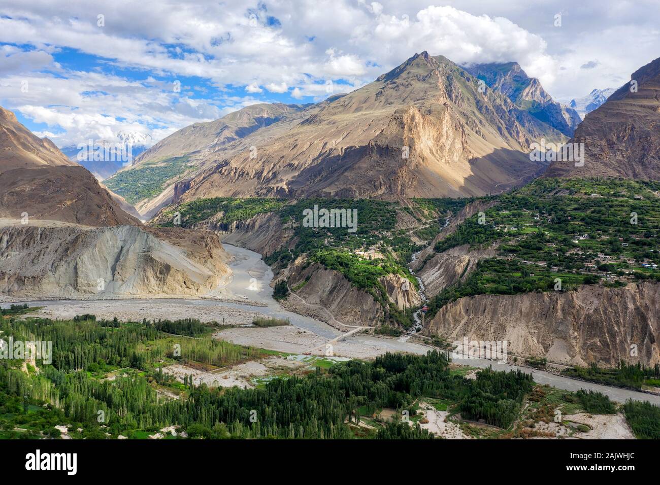 Kashmir Regione del Pakistan nel mese di agosto 2019 Foto Stock