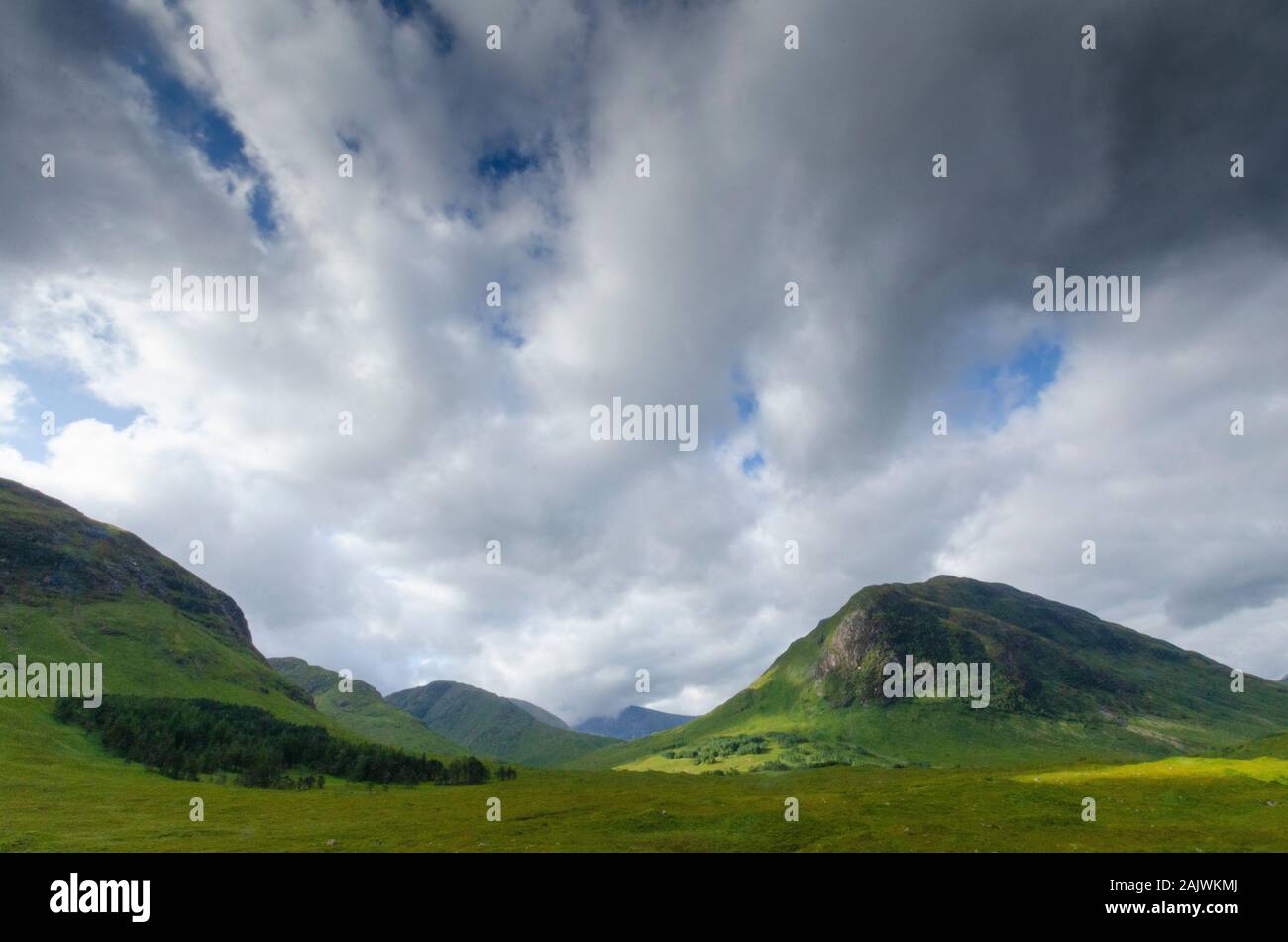 Glen Coe Highlands scozzesi Scotland Regno Unito Foto Stock