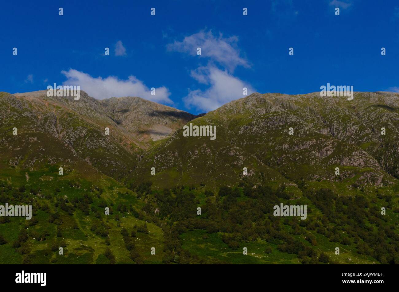 Il vertice della massima Munro nelle isole britanniche - Ben Nevis nelle Highlands scozzesi di Inveness-shire Scotland Regno Unito Foto Stock