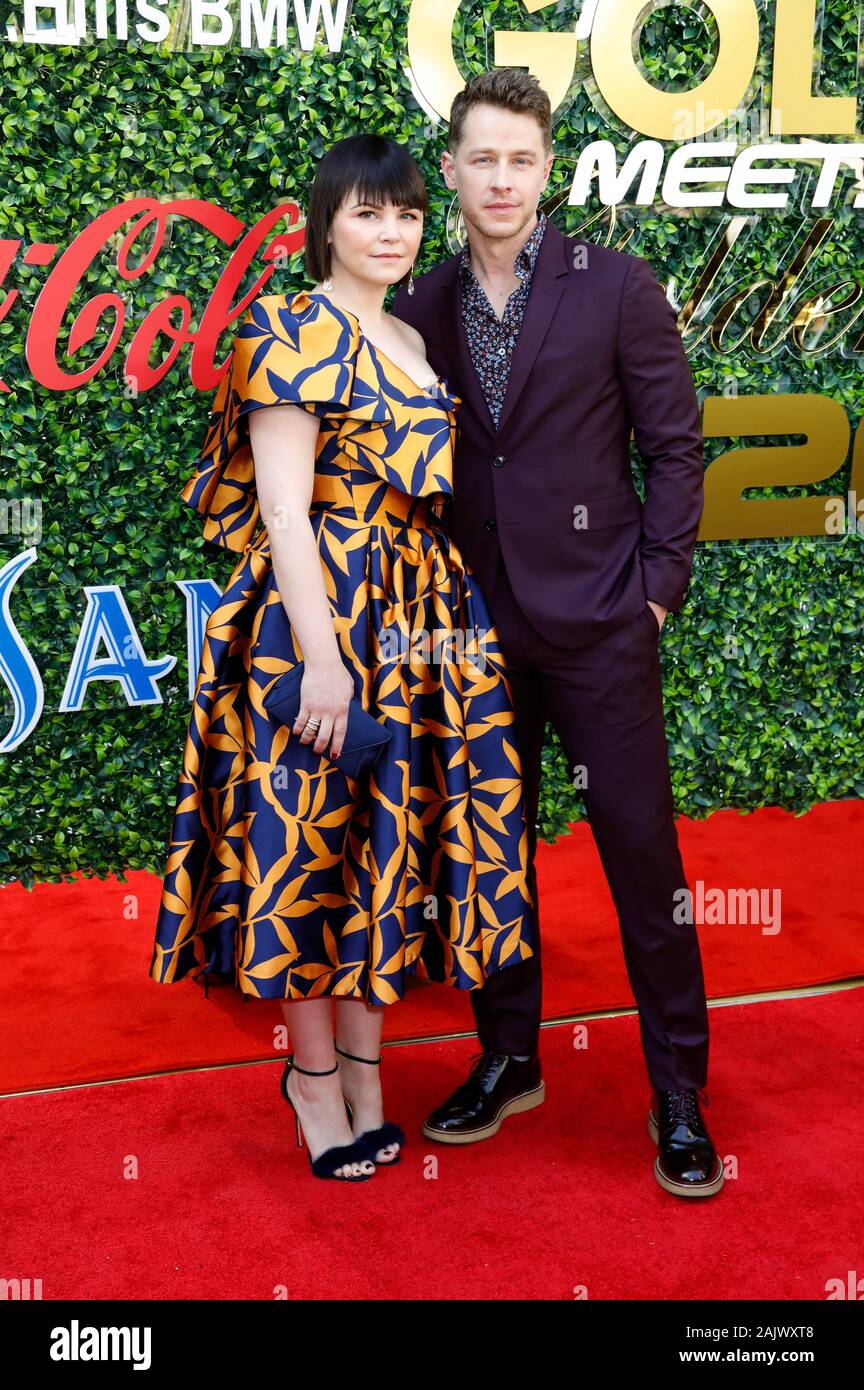 Los Angeles, Stati Uniti d'America. 04 gen, 2020. Ginnifer Goodwin con mio marito Josh Dallas al settimo oro incontra il Golden Evento in Virginia Robinson giardini e station wagon. Los Angeles, 4 gennaio, 2019 | Utilizzo di credito in tutto il mondo: dpa/Alamy Live News Foto Stock