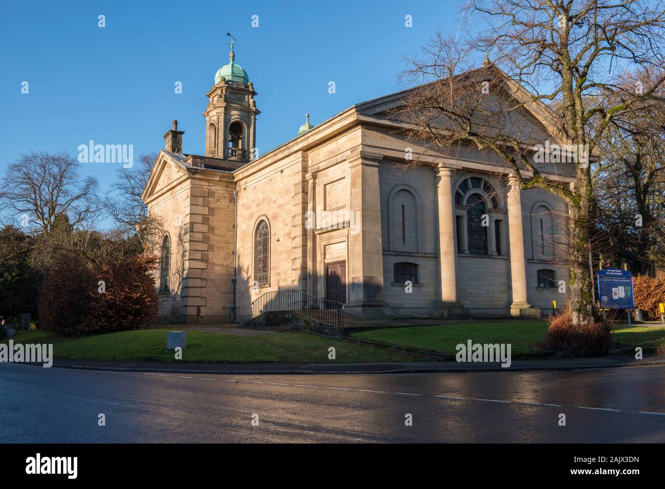 La Chiesa Parrocchiale di San Giovanni Battista, St Johns Road, Buxton, Derbyshire Regno Unito Foto Stock