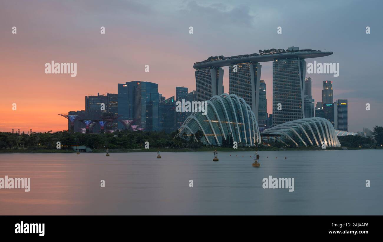 La zona centrale è una delle più densamente sviluppata luoghi in Singapore, con un grande mix di sviluppi impaccato in impaccato in 1784 ettari Foto Stock