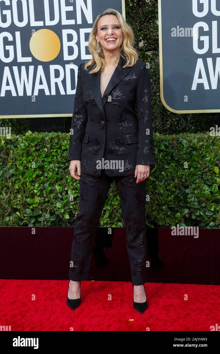 Beverly Hills Los Angeles, Stati Uniti d'America. 05 gen, 2020. Kate McKinnon assiste la 77th Annuale di Golden Globe Awards, Golden Globes, presso l'Hotel Beverly Hilton di Beverly Hills, Los Angeles, Stati Uniti d'America, il 05 gennaio 2020. | Utilizzo di credito in tutto il mondo: dpa picture alliance/Alamy Live News Foto Stock