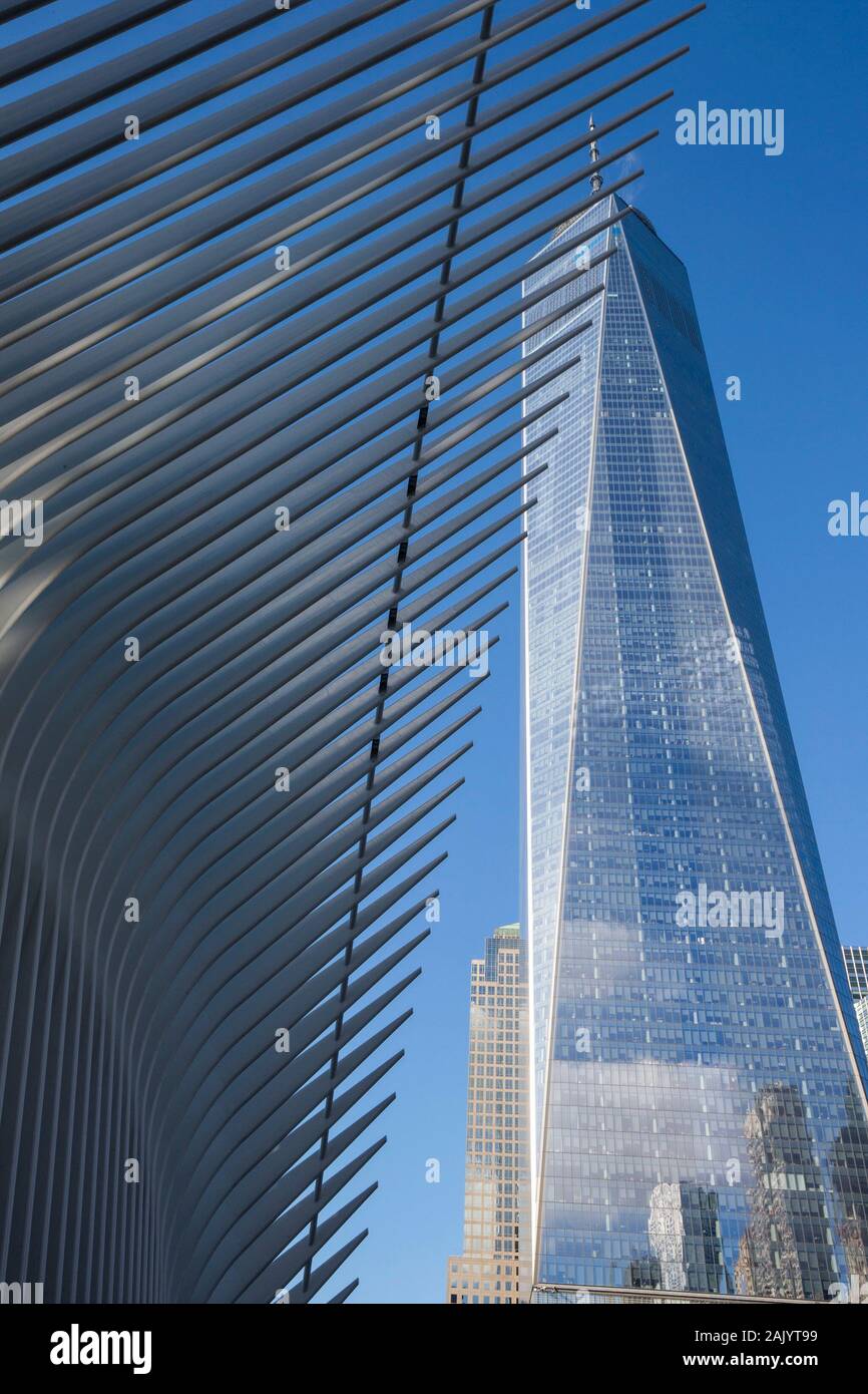 WORLD TRADE CENTER STATION, occhio DI NEW YORK Foto Stock