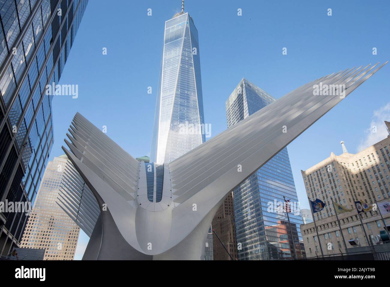 WORLD TRADE CENTER STATION, occhio DI NEW YORK Foto Stock