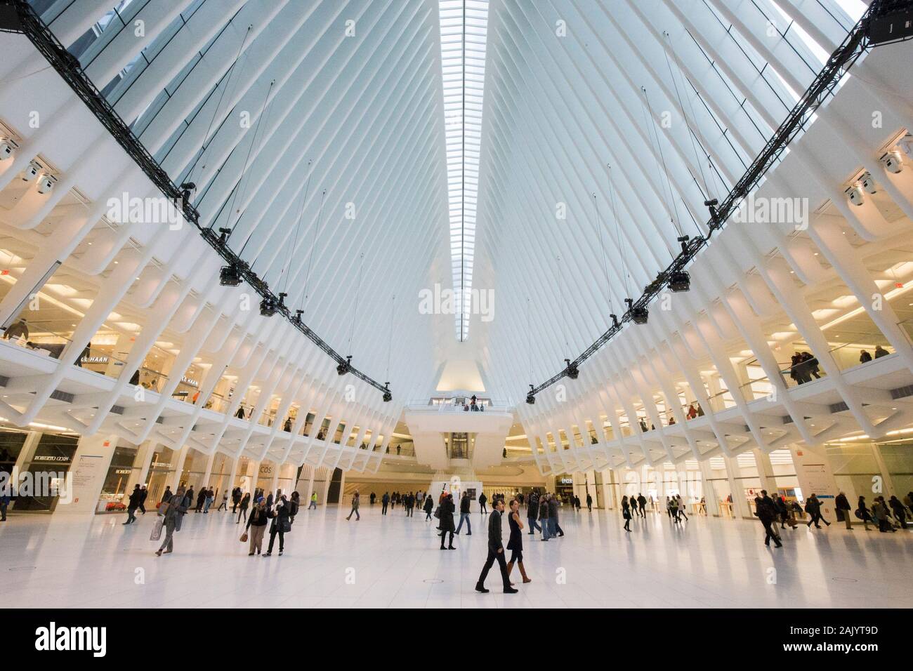 WORLD TRADE CENTER STATION, occhio DI NEW YORK Foto Stock