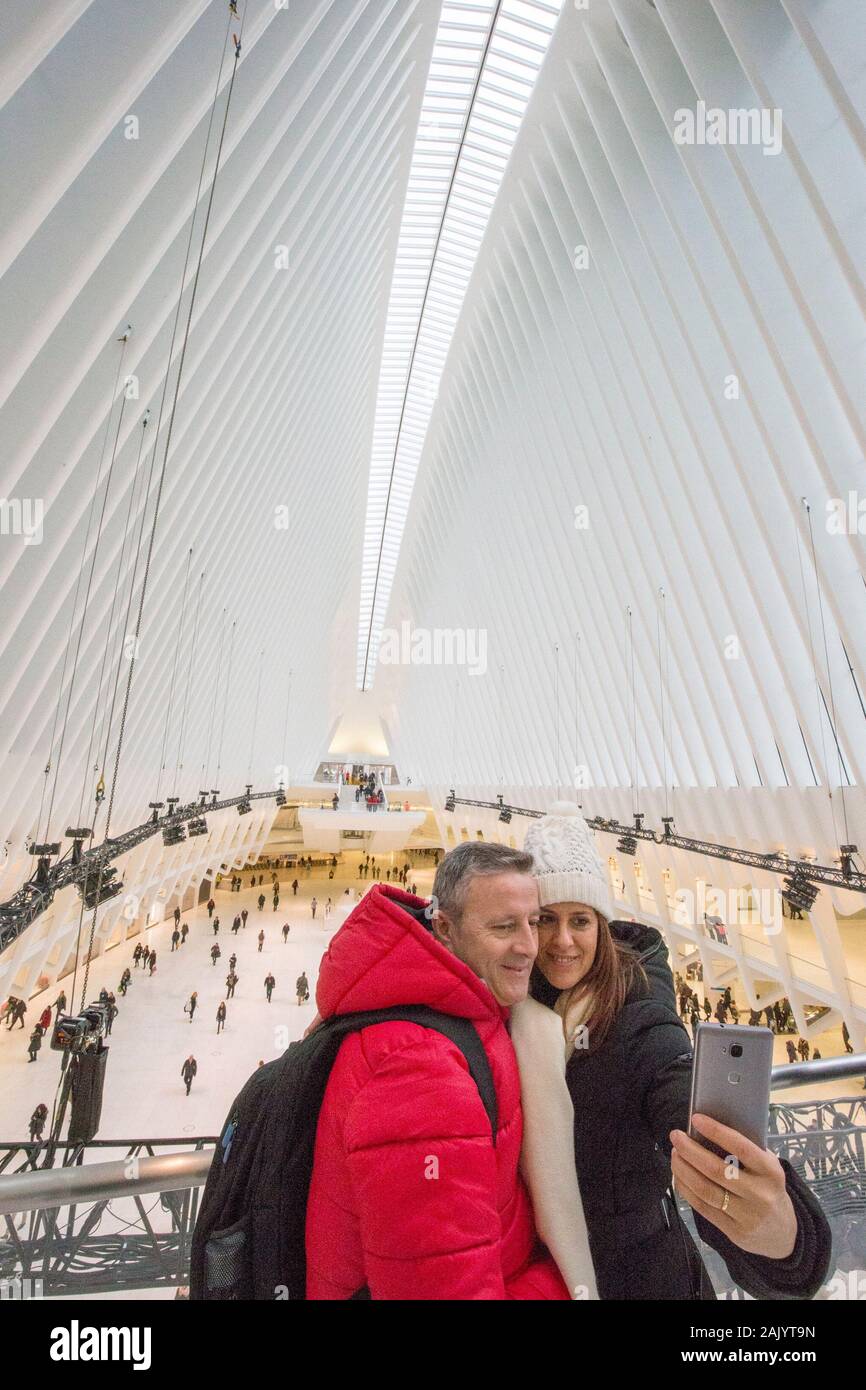 WORLD TRADE CENTER STATION, occhio DI NEW YORK Foto Stock