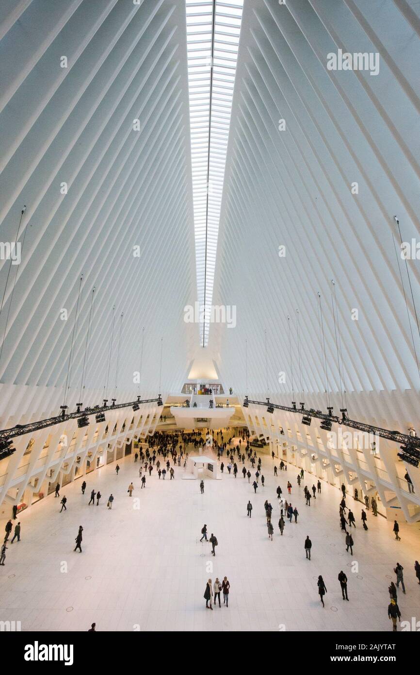 WORLD TRADE CENTER STATION, occhio DI NEW YORK Foto Stock