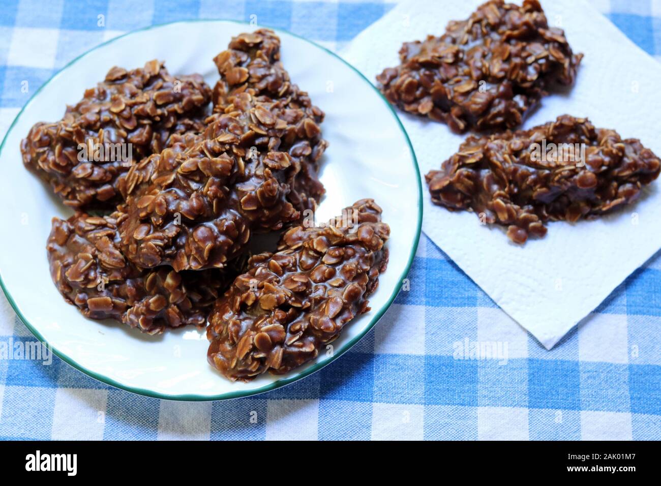 Non cuocere i biscotti in forno Foto Stock