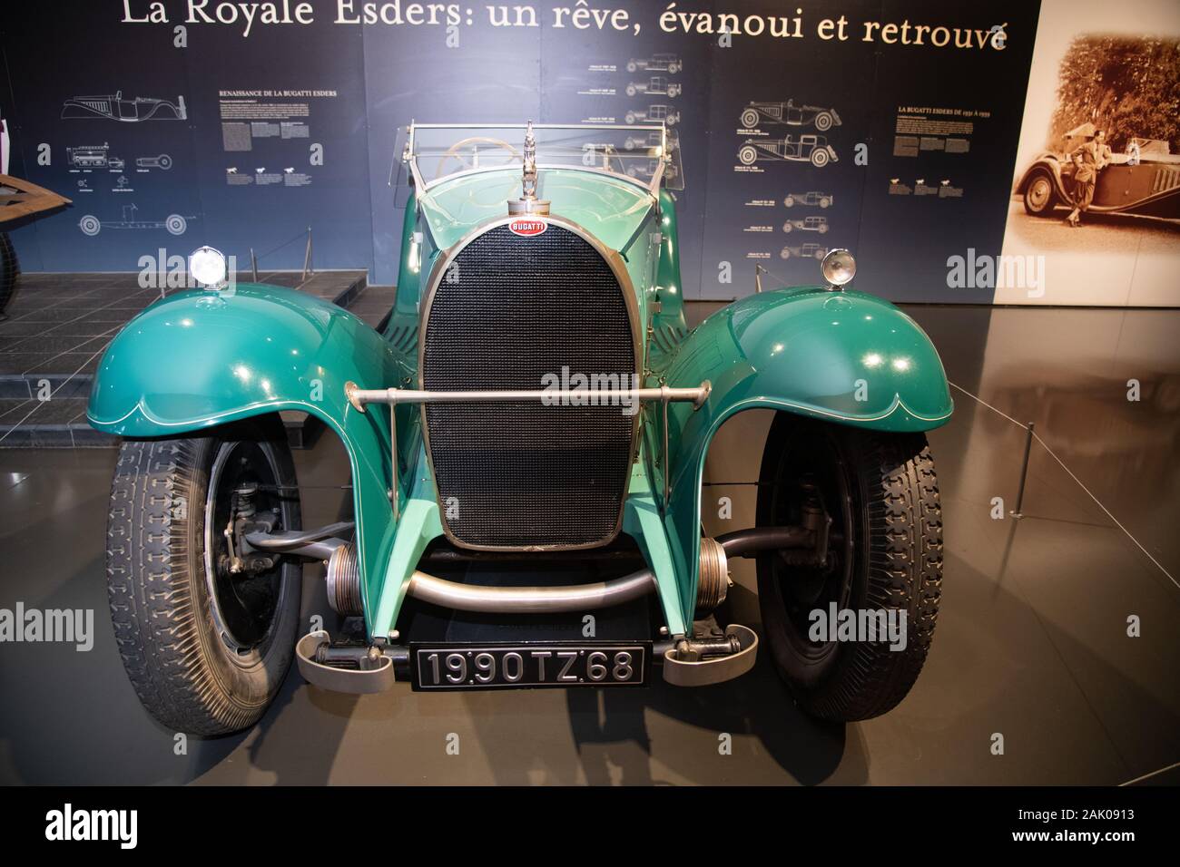 Cité de l'Automobile Mulhouse.Automobile Museum Mulhouse Francia. Foto Stock
