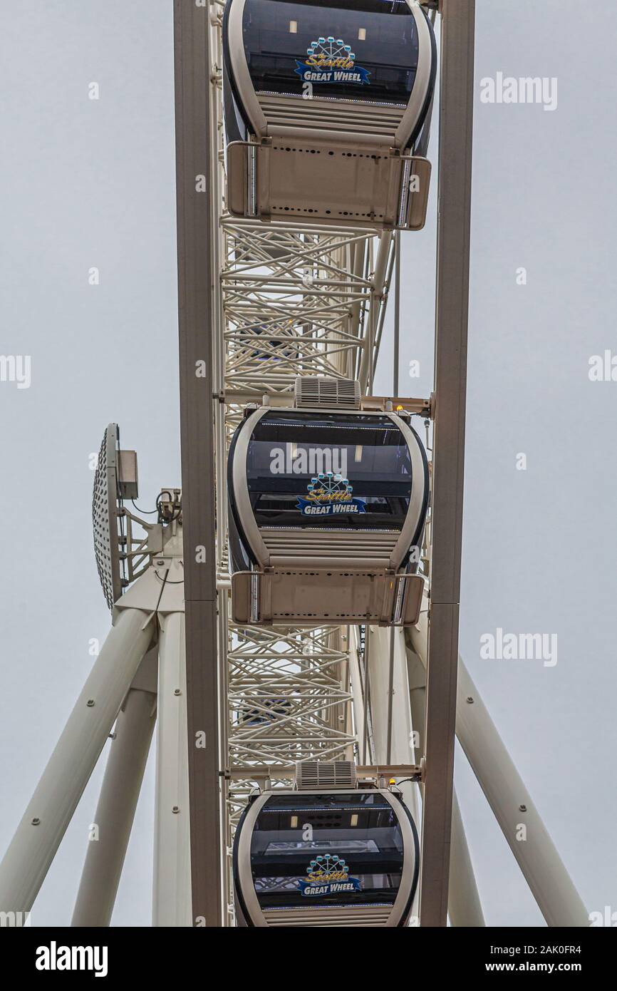 Seattle Grande Ruota auto vicino Foto Stock