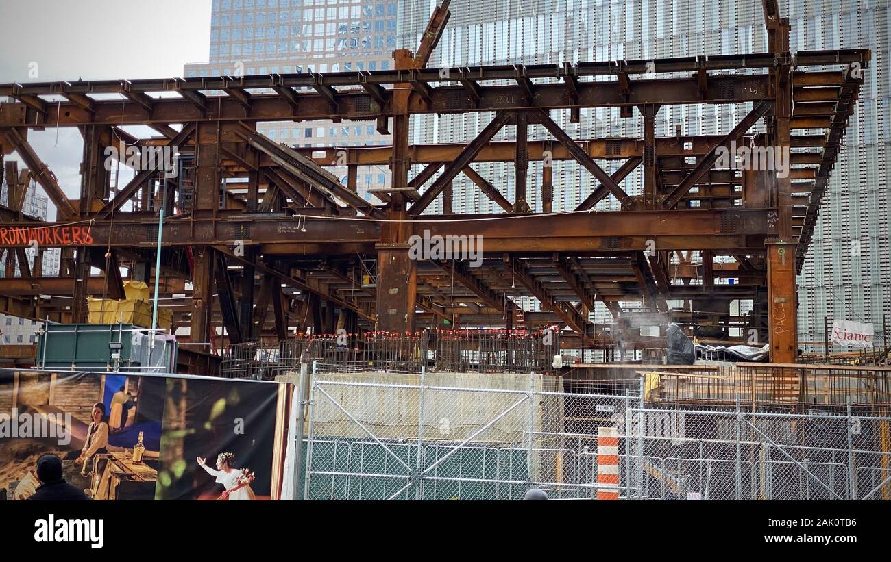 Costruzione di Performing Arts Center di New York Foto Stock