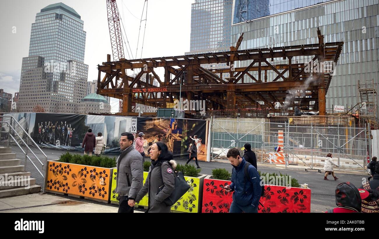 Costruzione di Performing Arts Center di New York Foto Stock