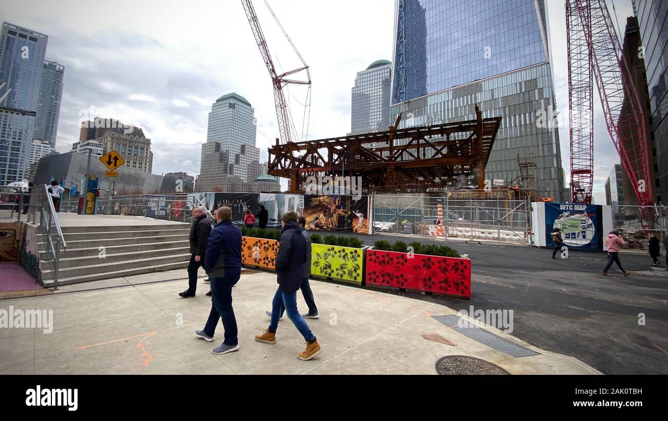 Costruzione di Performing Arts Center di New York Foto Stock