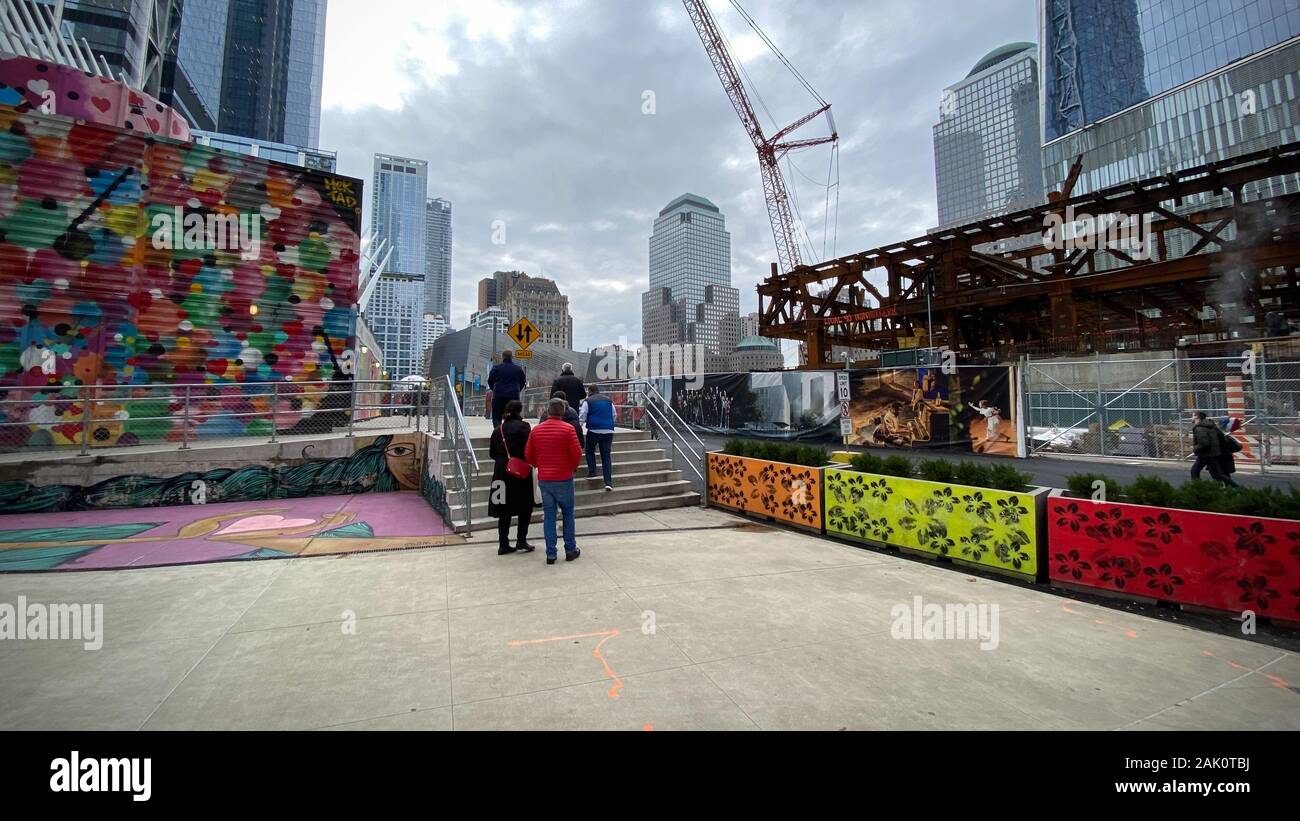 Costruzione di Performing Arts Center di New York Foto Stock