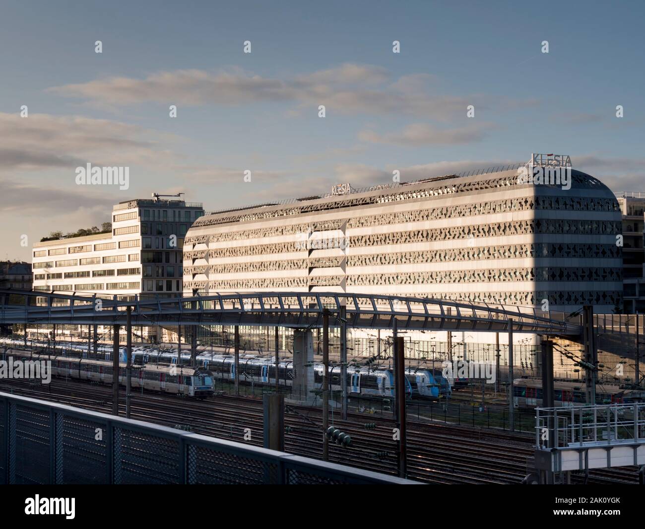 Europa, Francia, Parigi, Batignolles, moderni aspetti Foto Stock