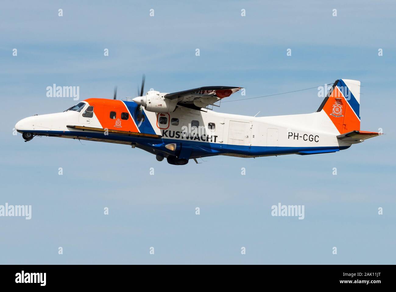 Un Dornier Do 228 aeromobili di utilità della Guardia Costiera dei Paesi Bassi a RAF Fairford. Foto Stock