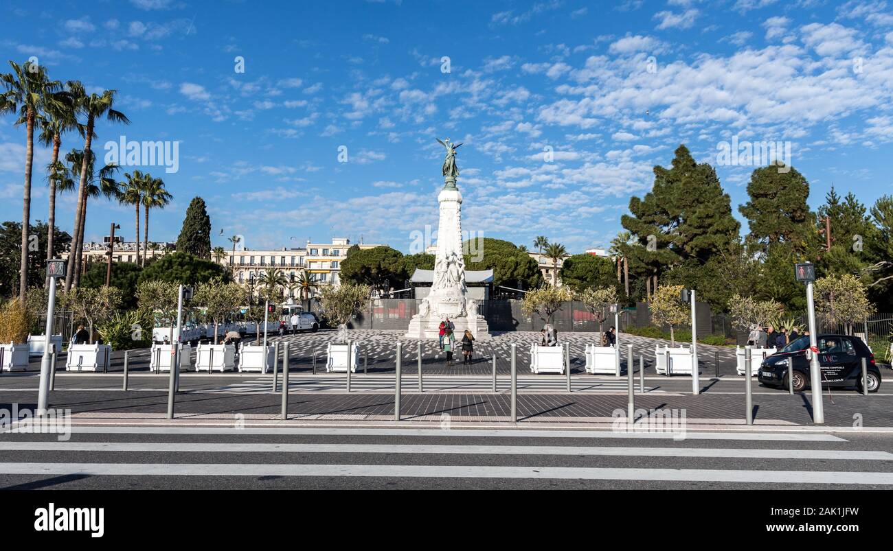 Monumento Du Centenaire Nizza Francia Foto Stock