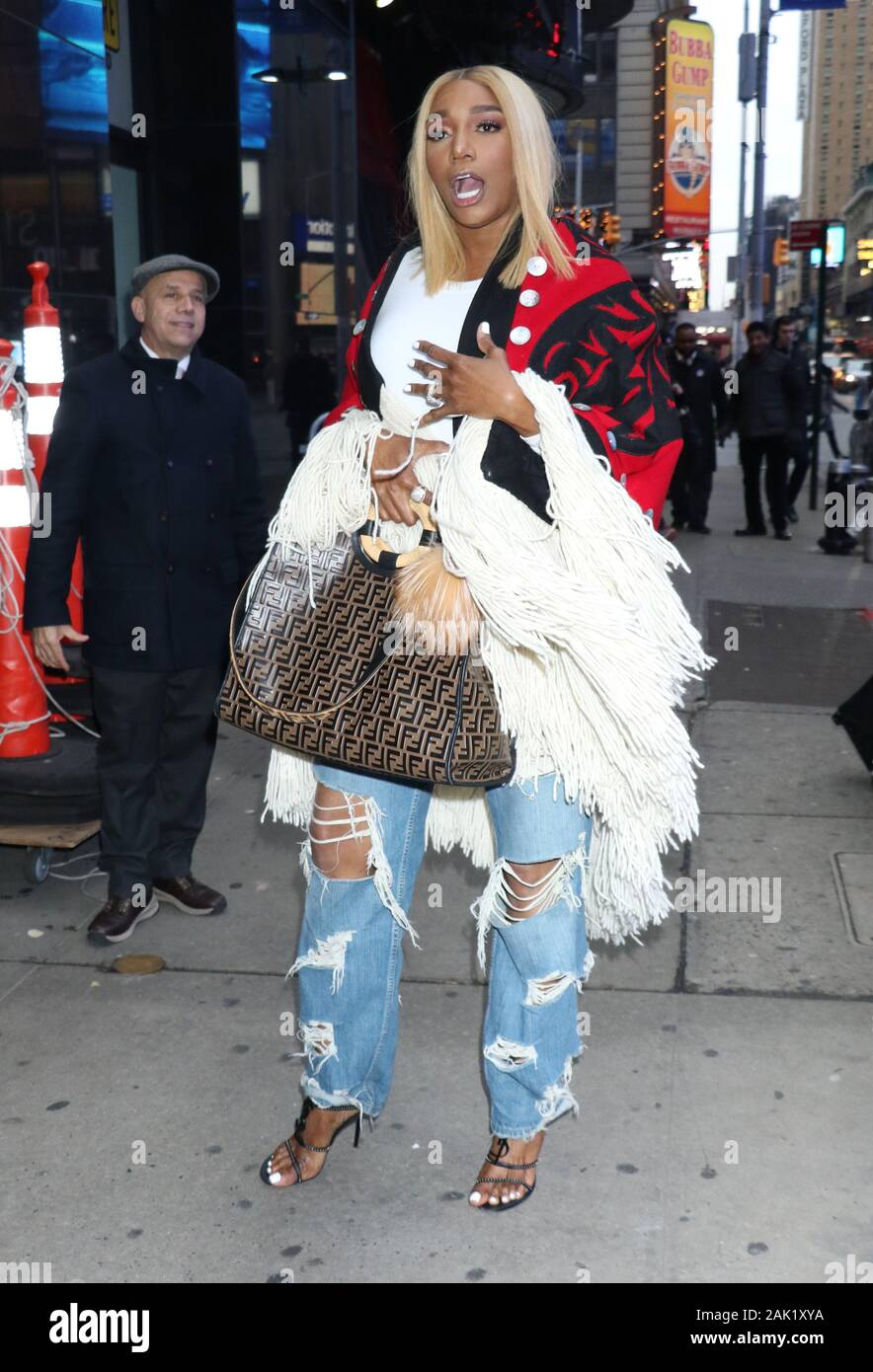 New York, Stati Uniti d'America. 06 gen, 2020. Gennaio 06, 2020 Nene Leakes guest -Strahan host, Sara, Keke a NewYork.Gennaio 06, 2020. Credit:RW/MediaPunch Credito: MediaPunch Inc/Alamy Live News Foto Stock