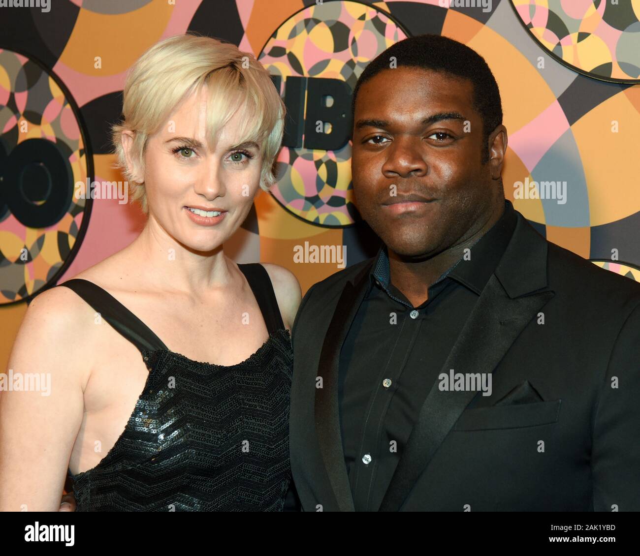 05 Gennaio 2020 - Beverly Hills, la California - Nicole Boyd e Sam Richardson. 2020 HBO Golden Globe Awards dopo essere partito svoltasi a circa 55 Ristorante in il Beverly Hilton Hotel. Photo credit: Billy Bennight/AdMedia / MediaPunch Foto Stock