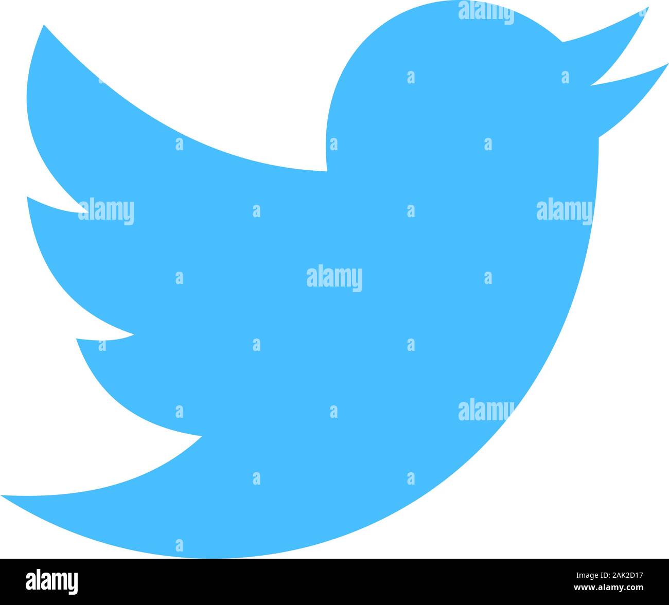 Twitter Bird Logo Foto Stock
