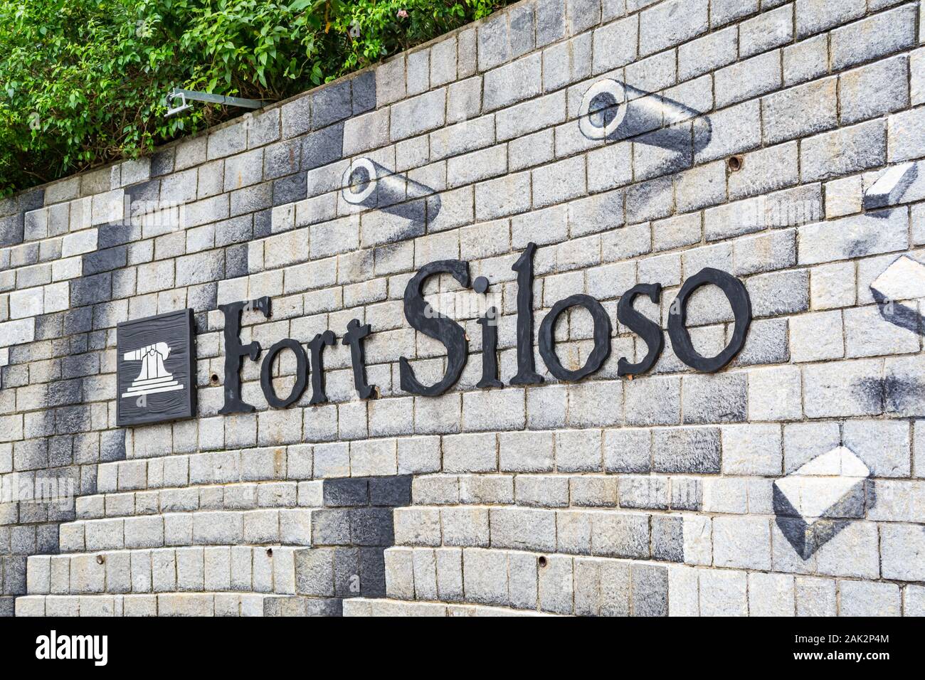 Fort Siloso Sentosa Island Singapore Foto Stock