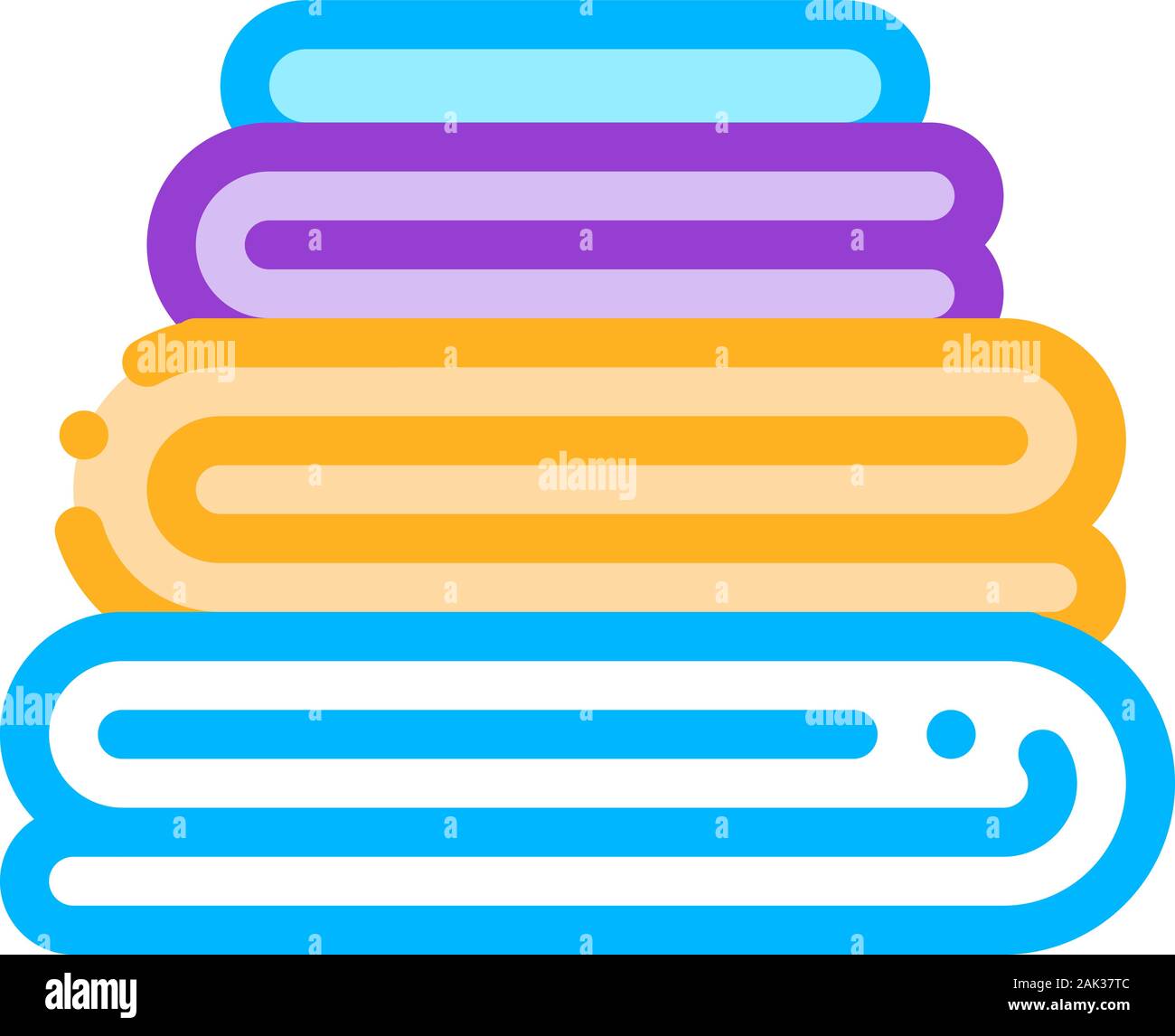 Servizio lavanderia Servizio stireria lavato le cose icona Vettore Illustrazione Vettoriale
