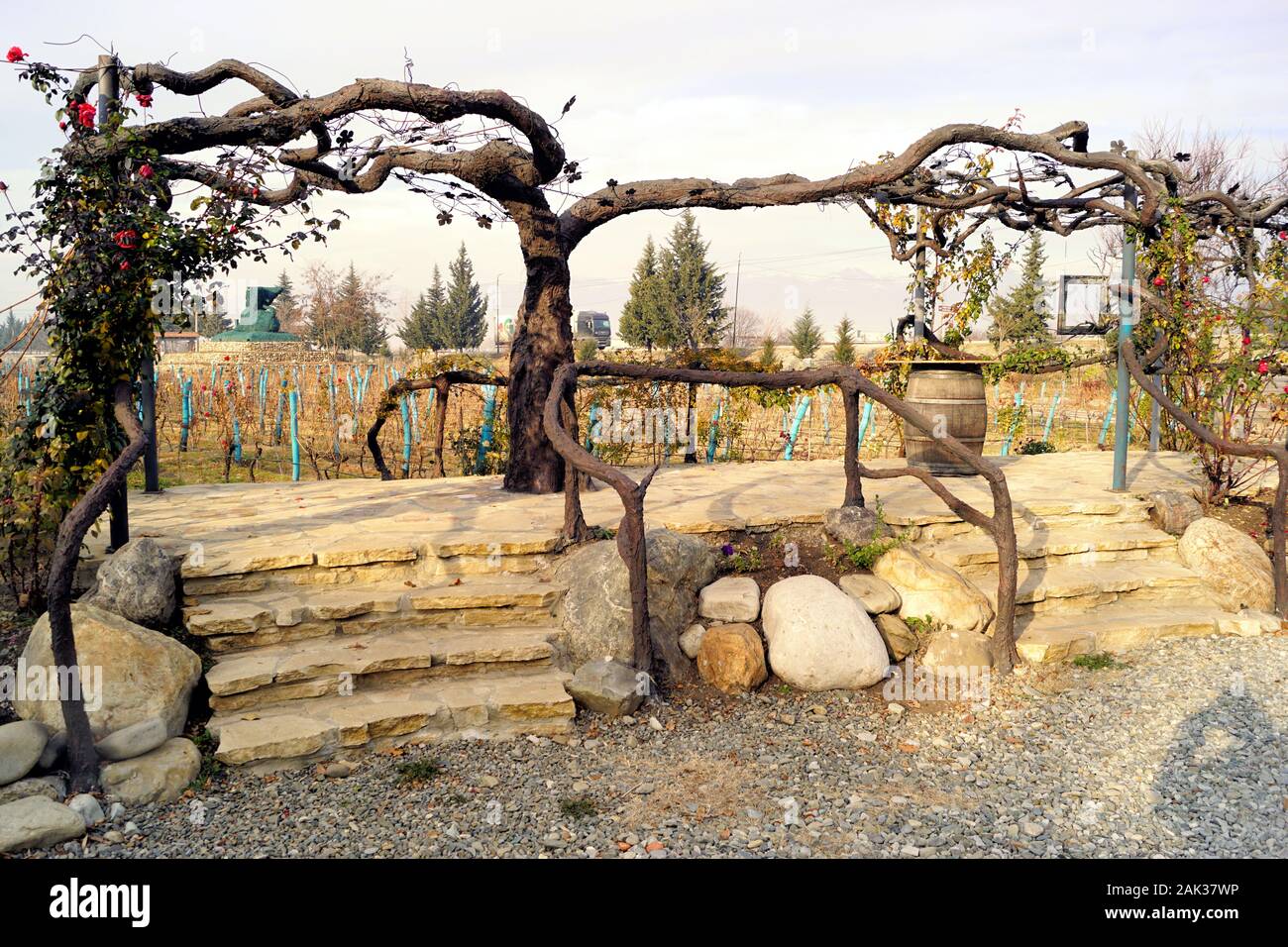 Azienda Vinicola Shumi, Georgia Foto Stock