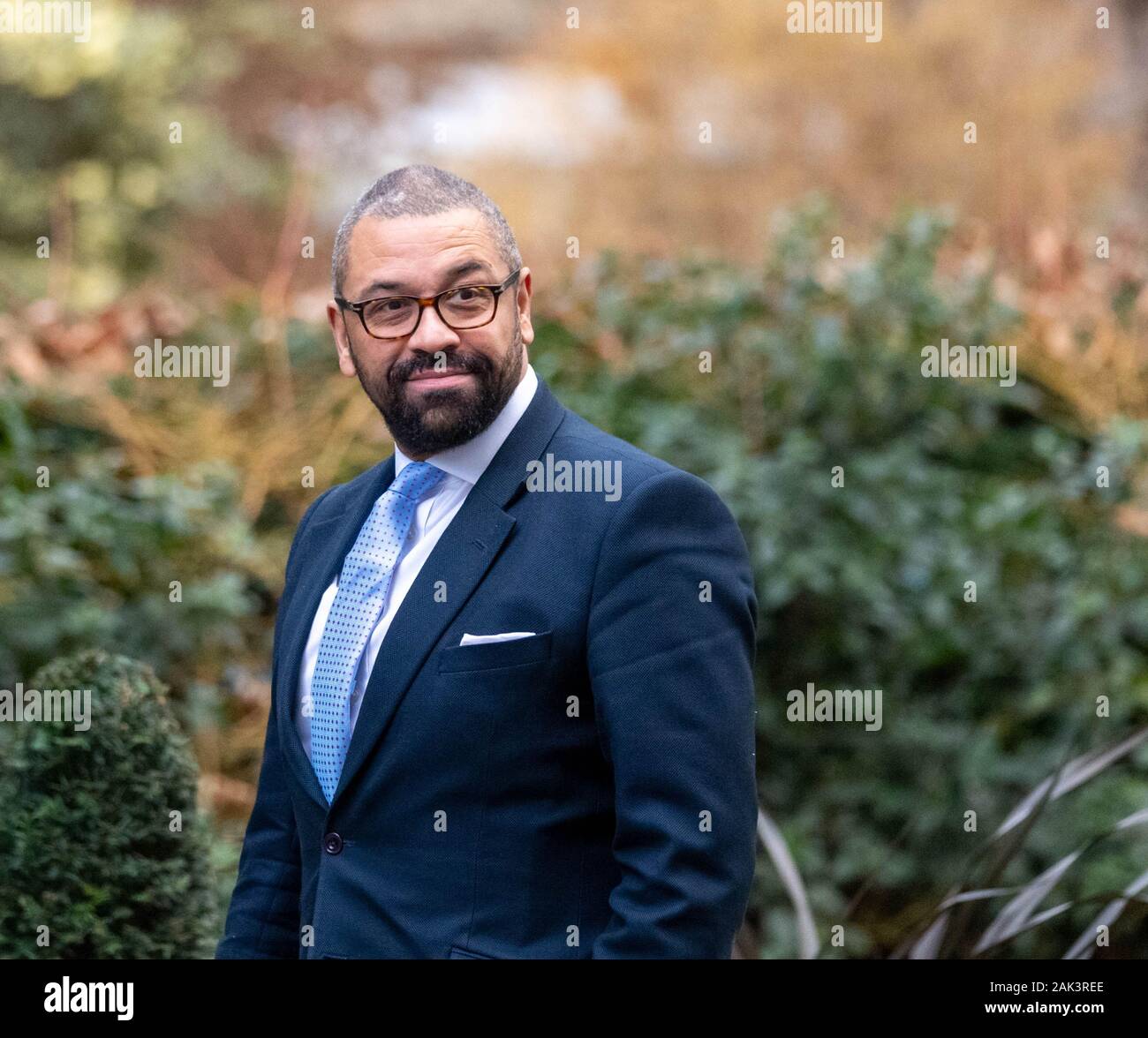 Londra Regno Unito il 7 gennaio 2020, James sapientemente MP PC presidente del partito conservatore arriva in una riunione del gabinetto a 10 Downing Street, Londra Credit Ian Davidson/Alamy Live News Foto Stock