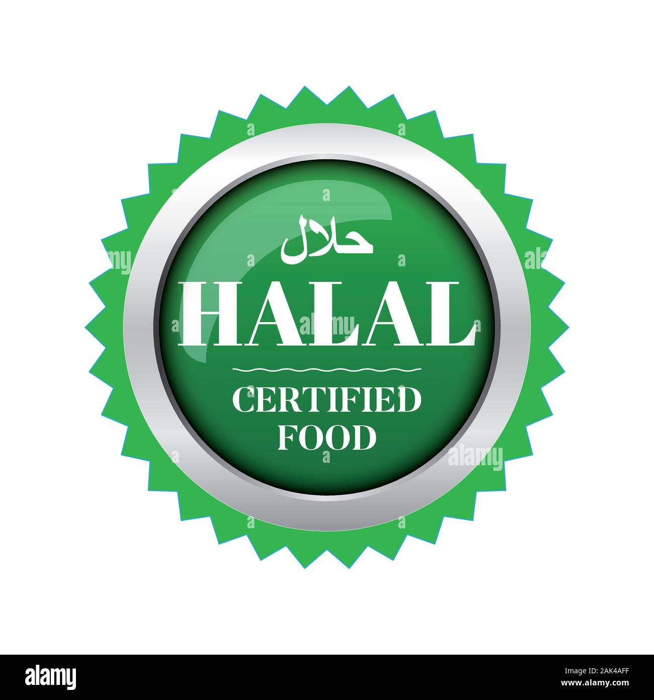 Testo alimentare halal Immagini Vettoriali Stock - Alamy