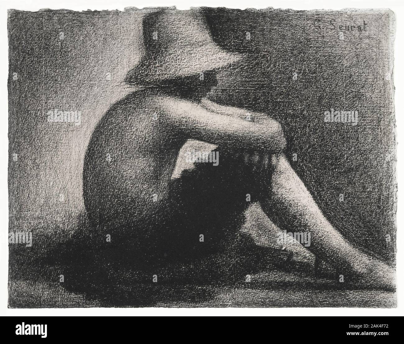 bagnanti ad asnières - 7 By georges seurat Immagini senza sfondo e Foto Stock ritagliate - Alamy