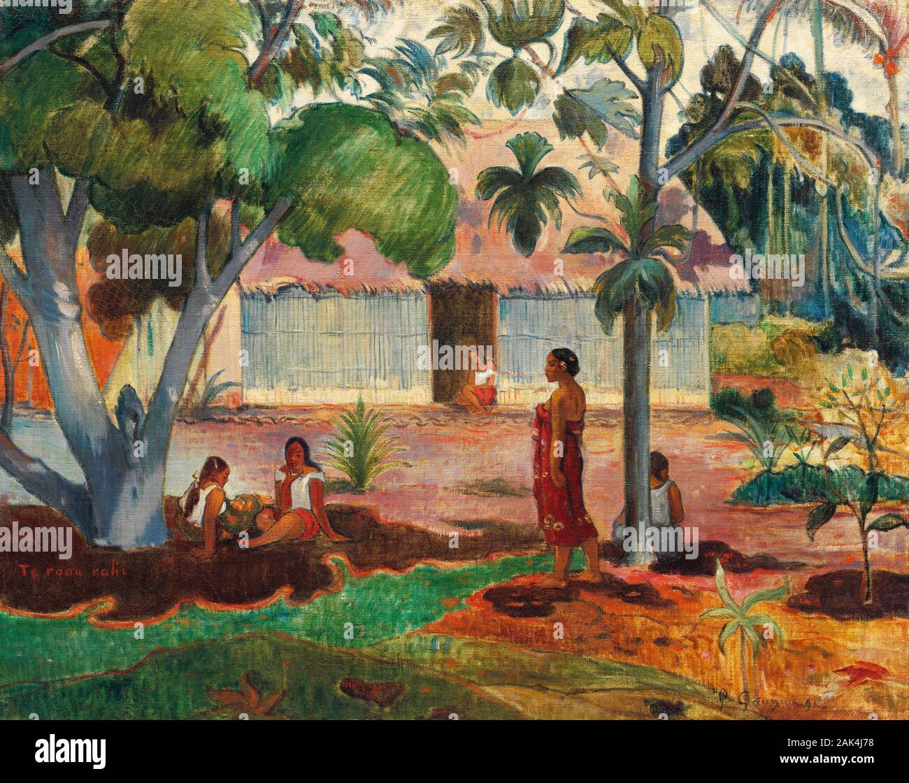 Vintage Paul Gauguin artwork Foto Stock