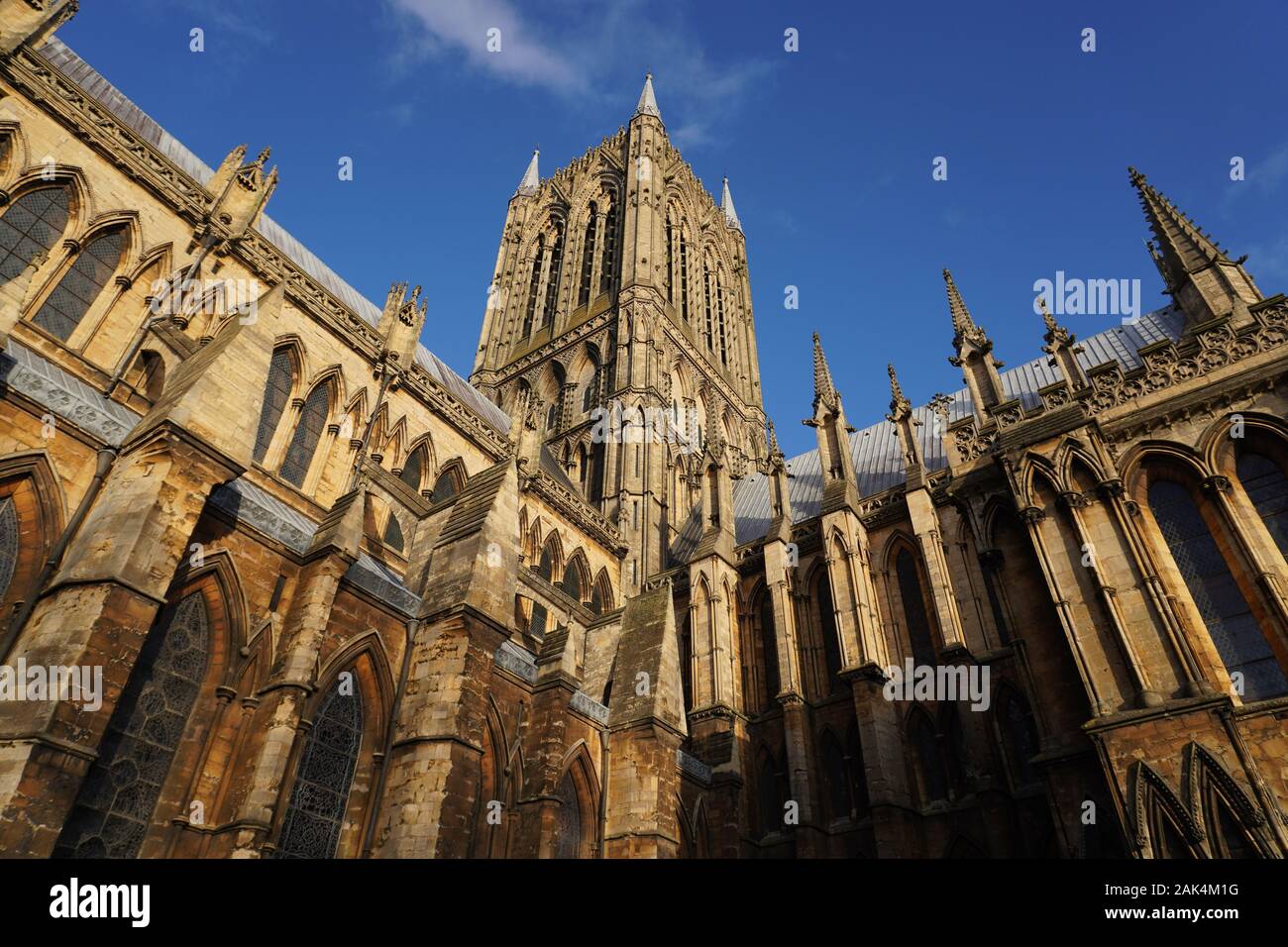 Cattedrale di Lincoln Foto Stock