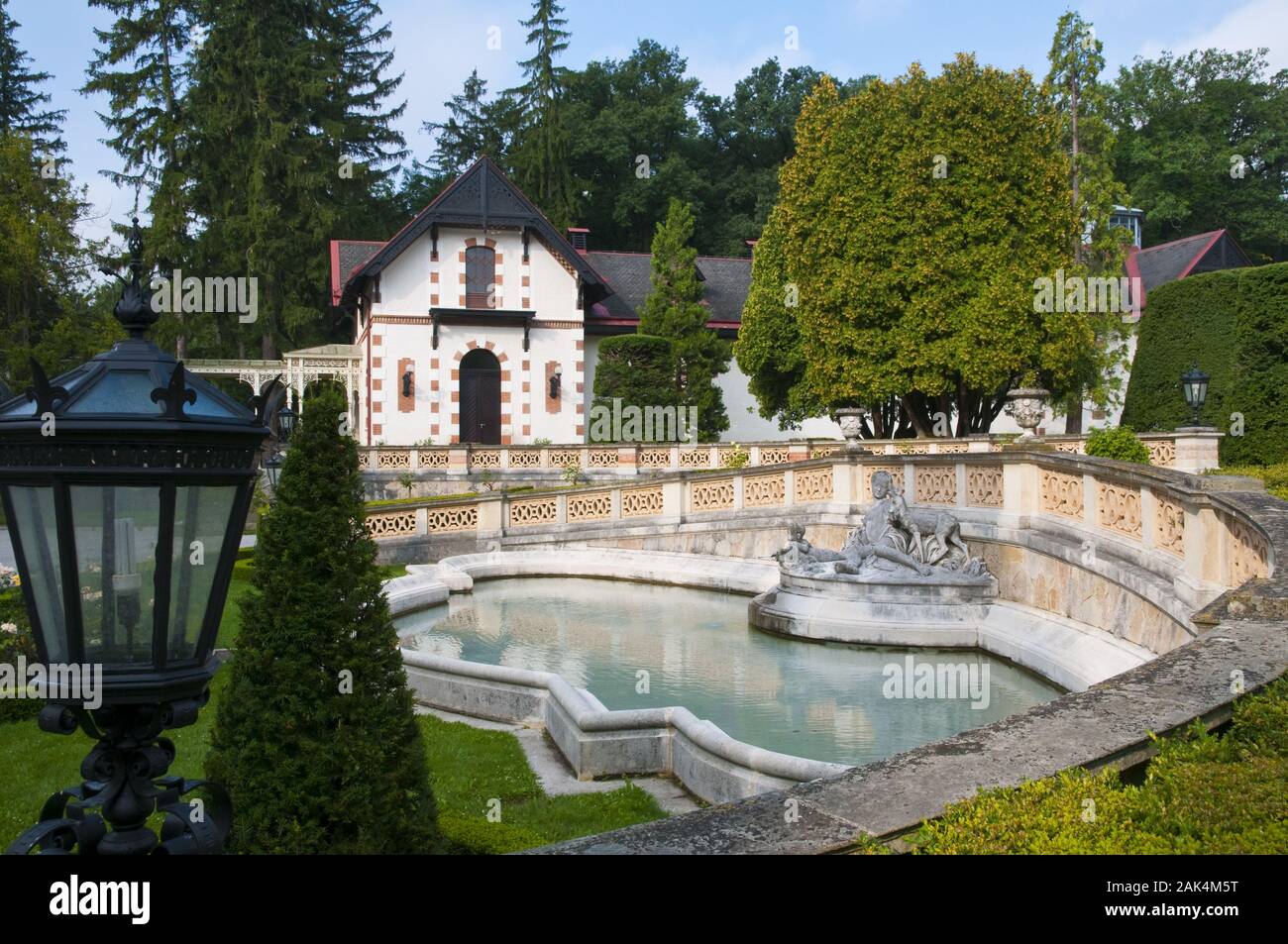 Im Hermesvilla Lainzer Tiergarten, Wien Österreich | Utilizzo di tutto il mondo Foto Stock